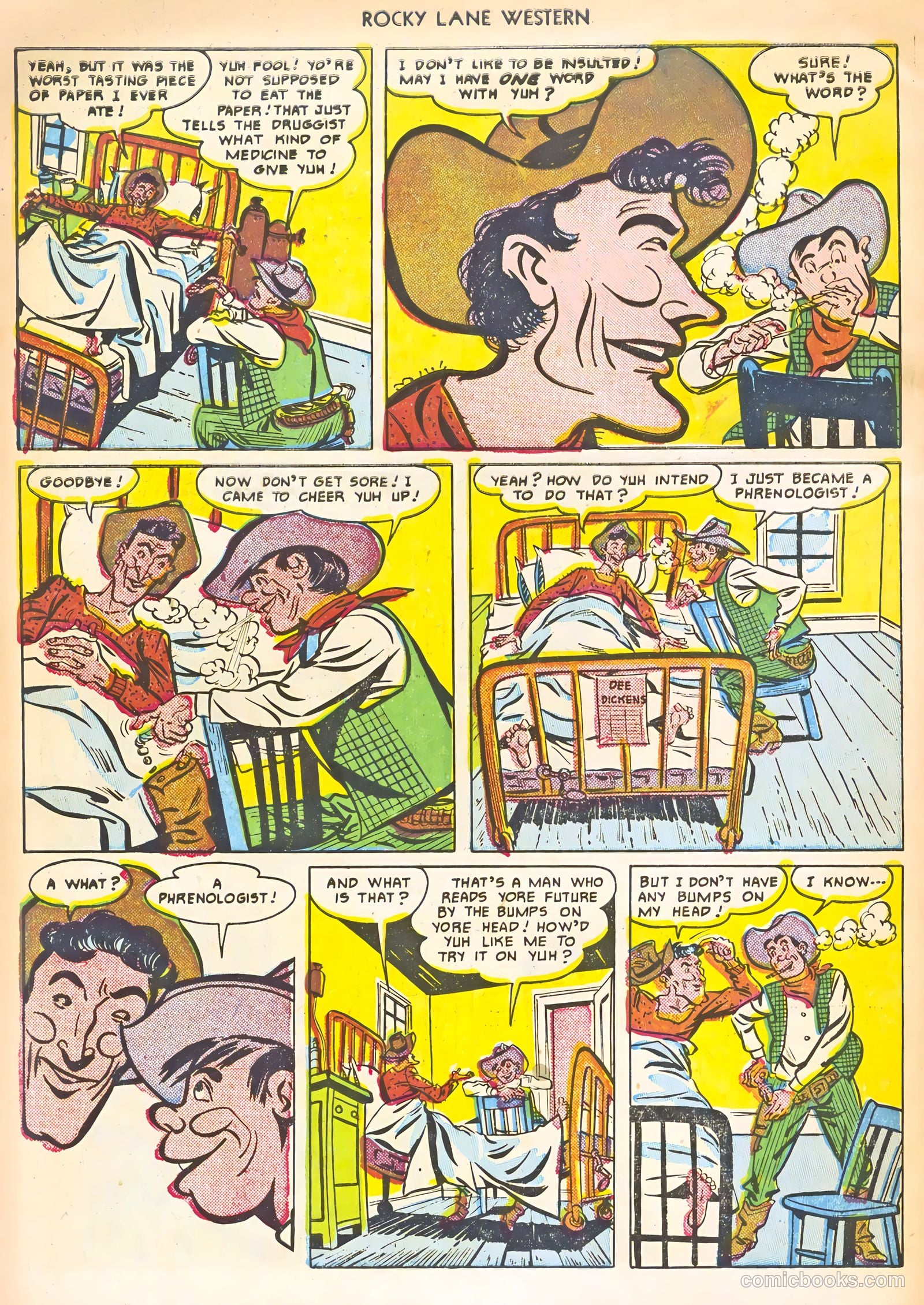Rocky Lane Western #22 (1951) — page 30 of 36