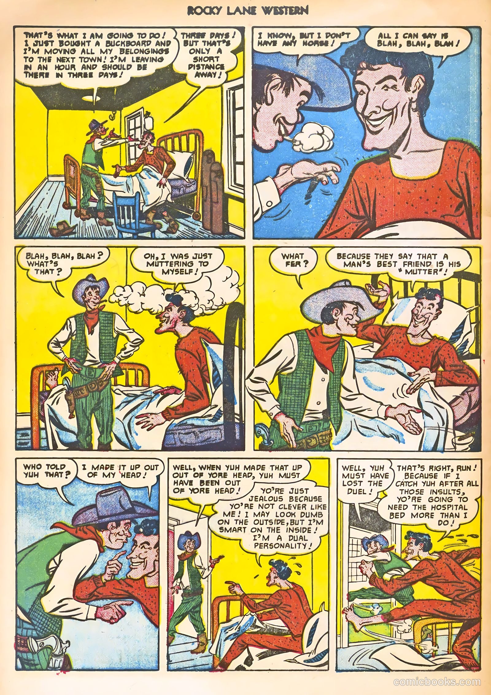 Rocky Lane Western #22 (1951) — page 32 of 36