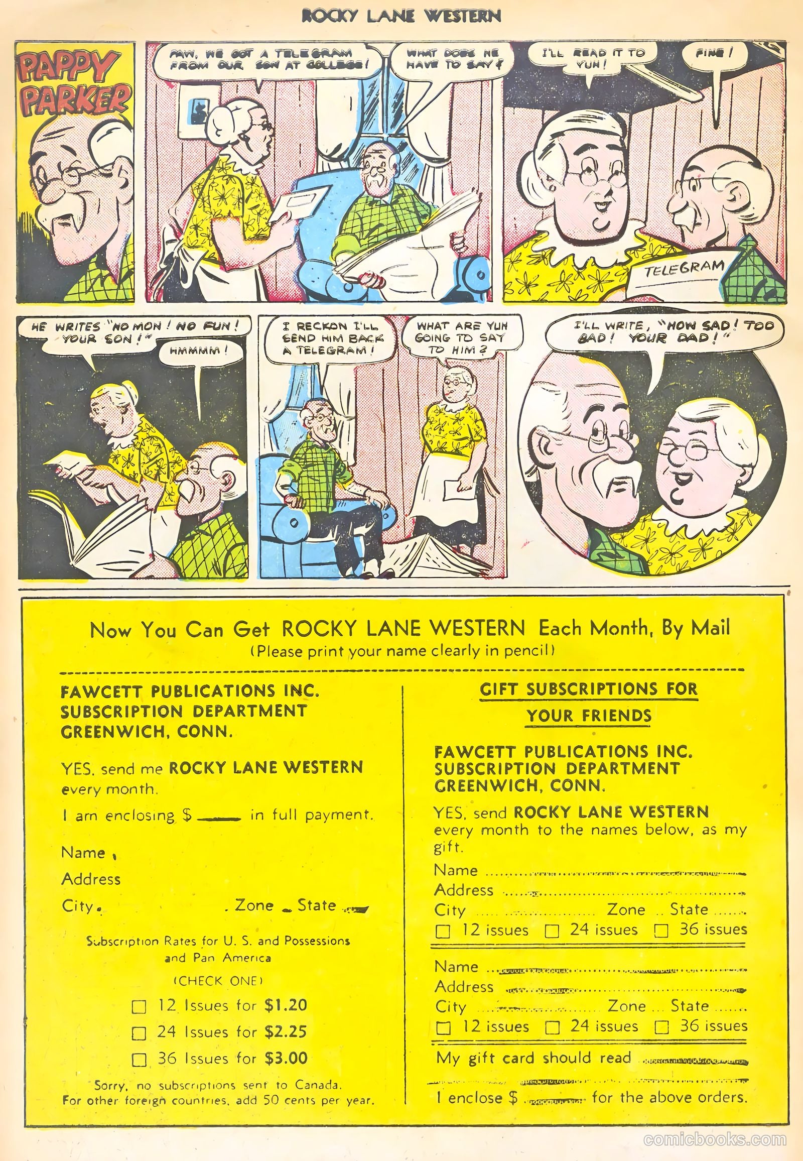 Rocky Lane Western #22 (1951) — page 34 of 36