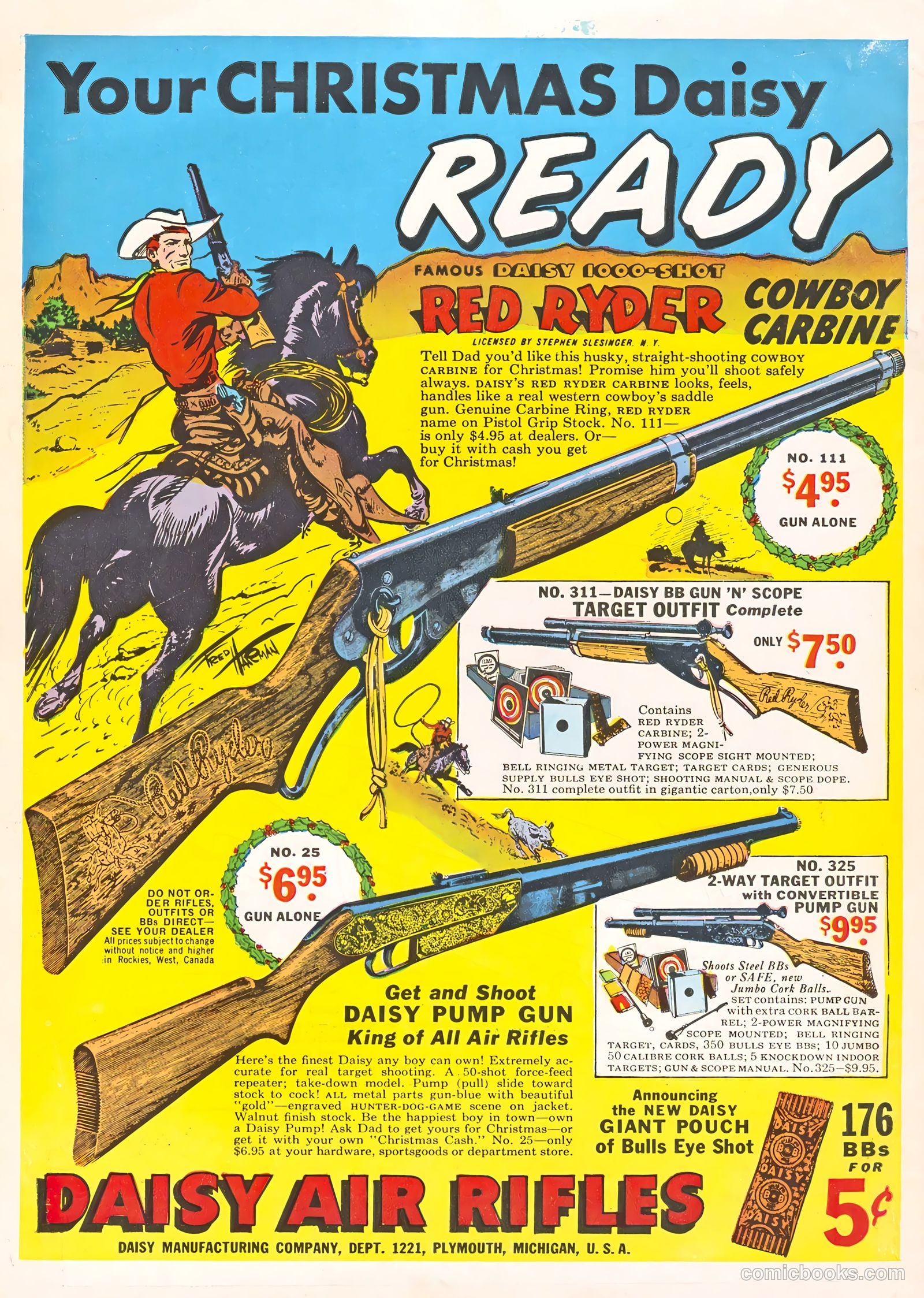 Rocky Lane Western #22 (1951) — page 36 of 36