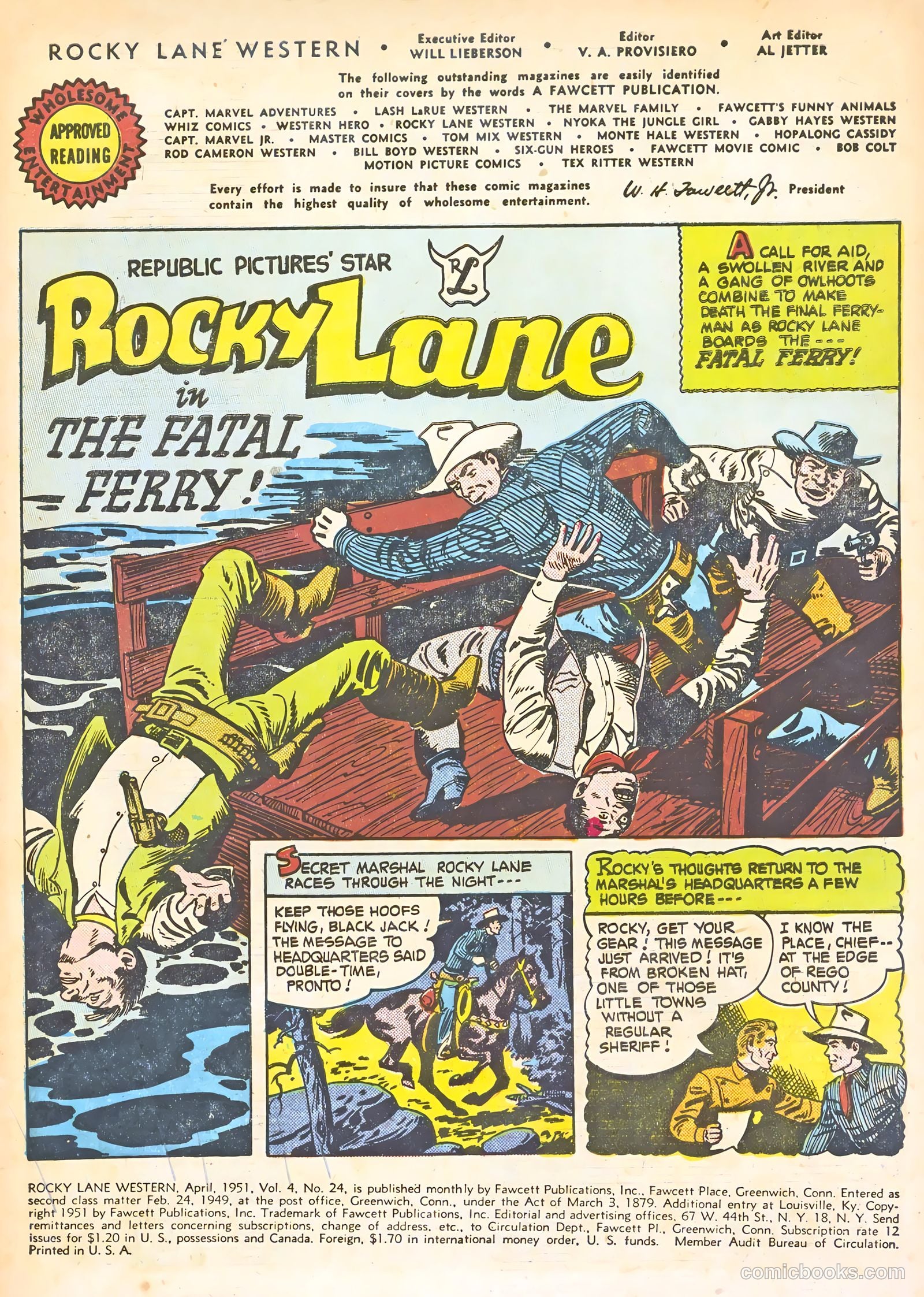 Rocky Lane Western #24 (1951) — page 3 of 52