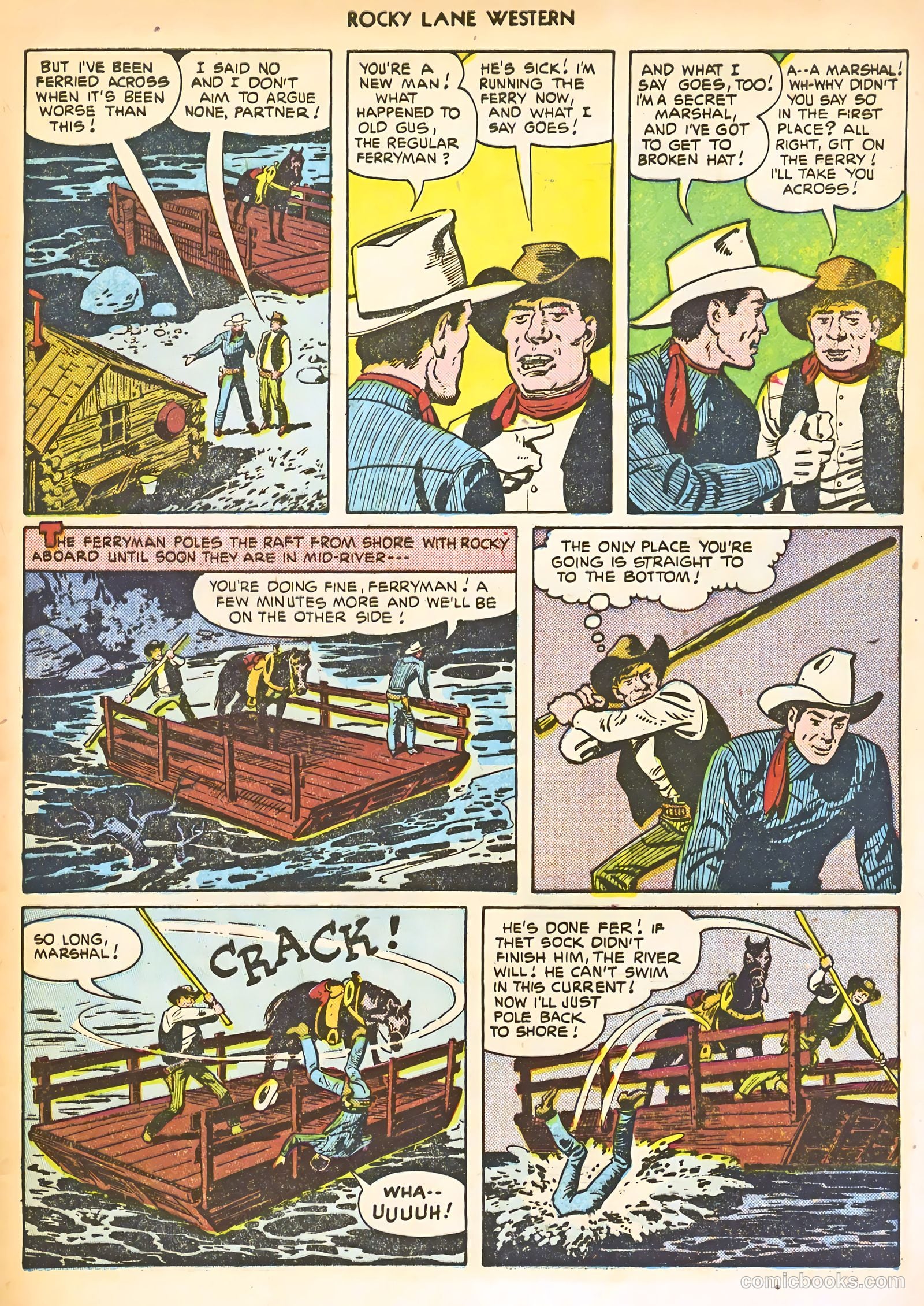 Rocky Lane Western #24 (1951) — page 5 of 52