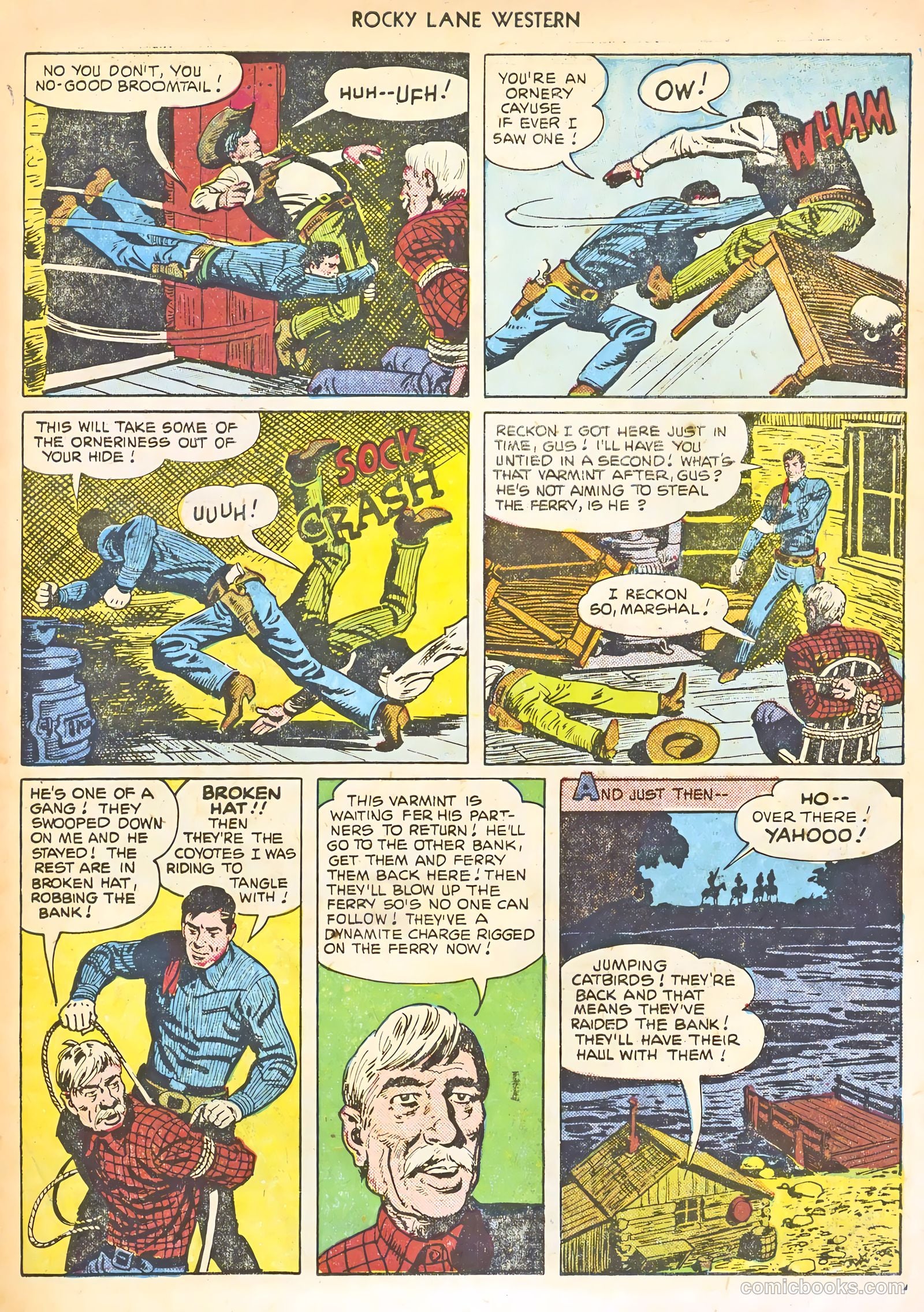 Rocky Lane Western #24 (1951) — page 7 of 52