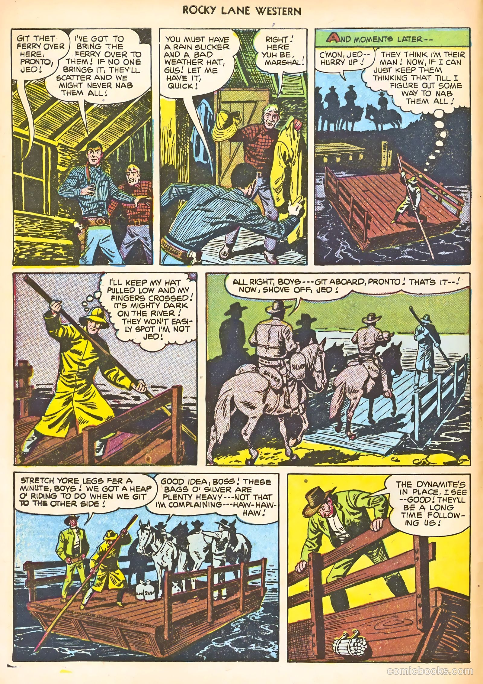 Rocky Lane Western #24 (1951) — page 8 of 52