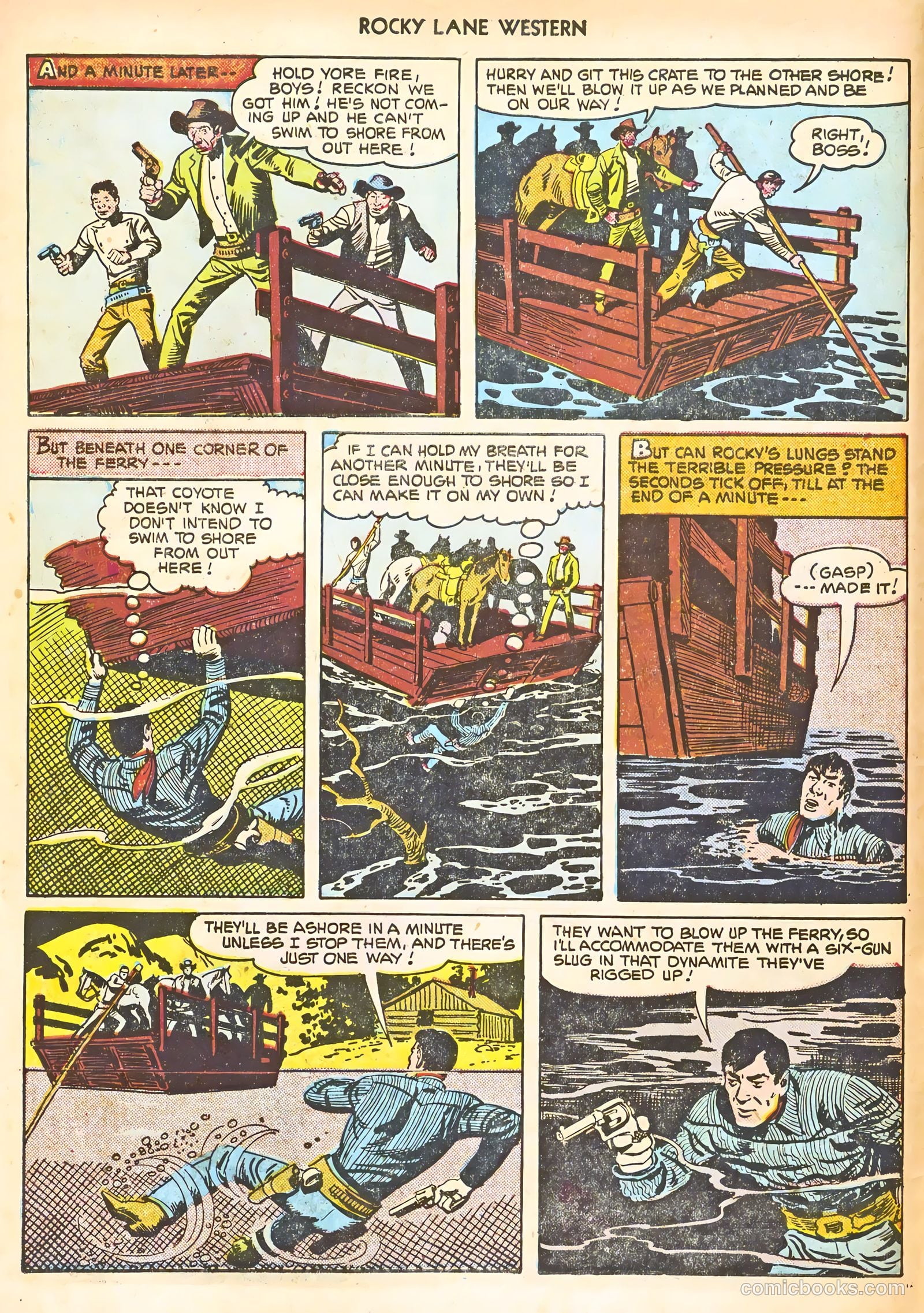 Rocky Lane Western #24 (1951) — page 10 of 52