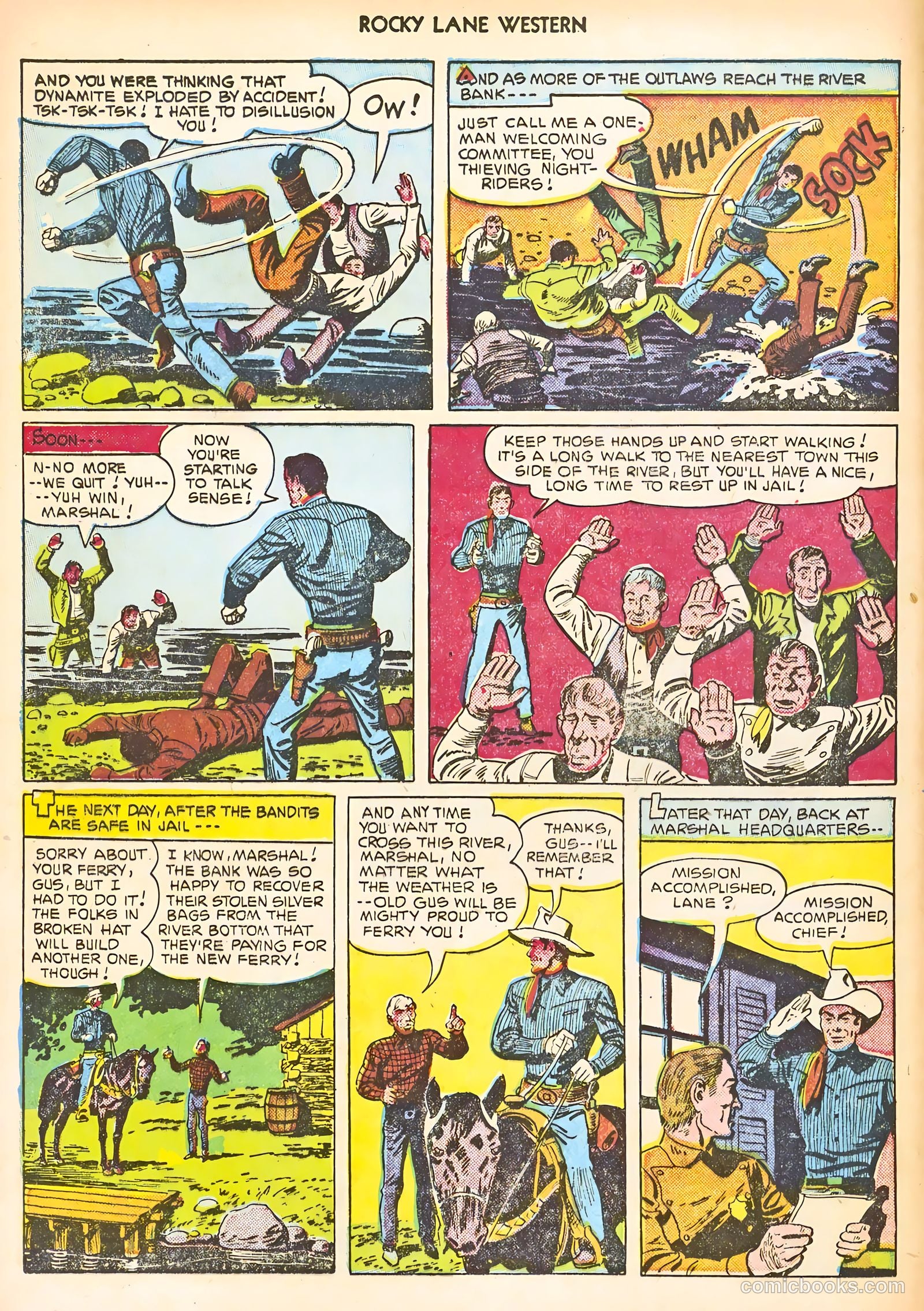 Rocky Lane Western #24 (1951) — page 12 of 52