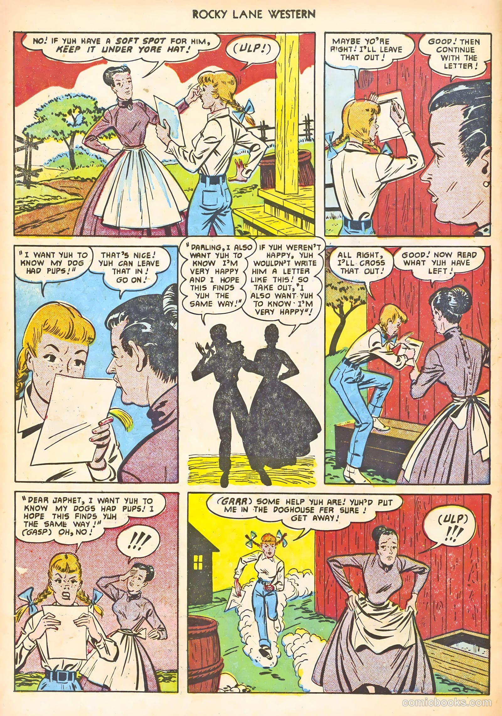 Rocky Lane Western #24 (1951) — page 14 of 52