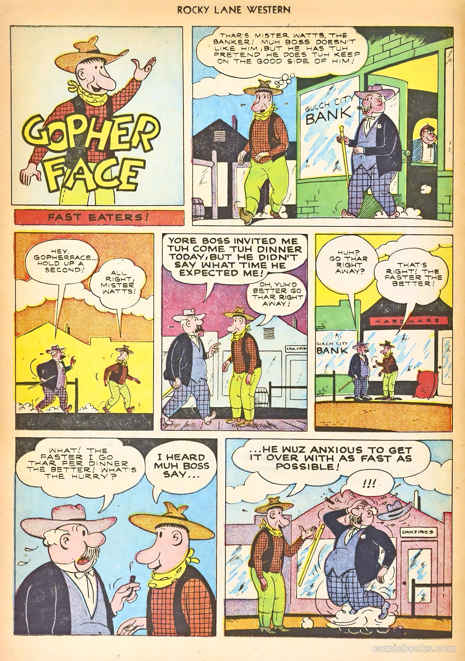 Rocky Lane Western #24 (1951) — page 24 of 52