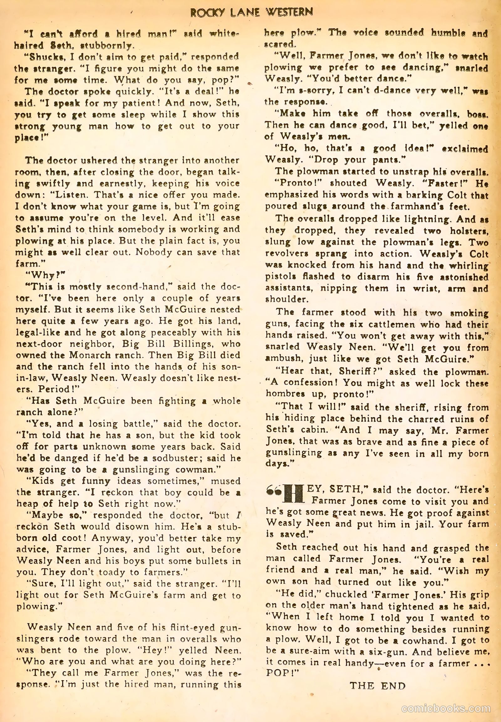 Rocky Lane Western #24 (1951) — page 26 of 52