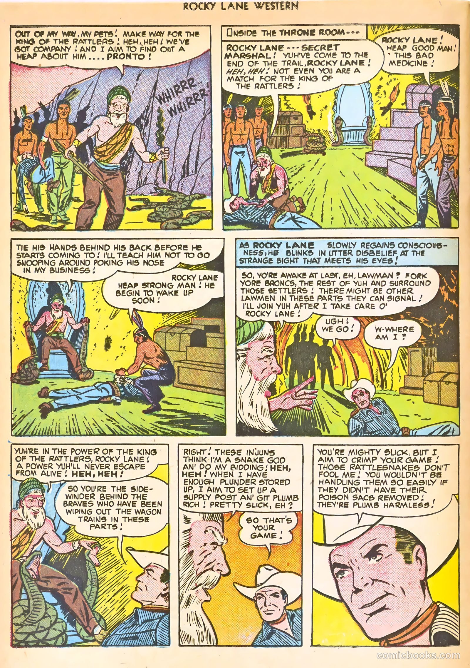 Rocky Lane Western #24 (1951) — page 30 of 52