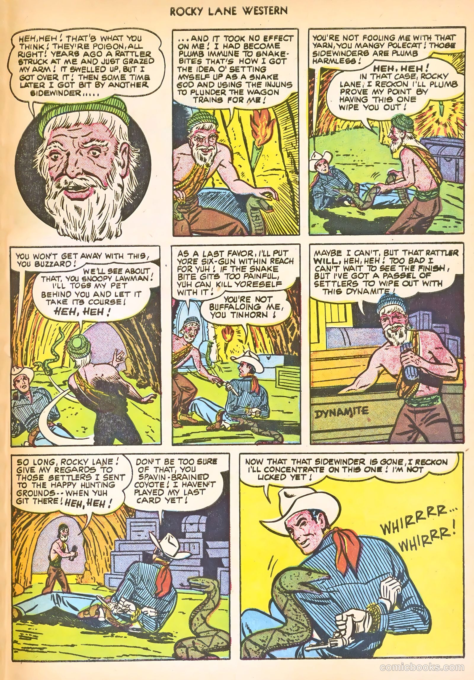 Rocky Lane Western #24 (1951) — page 31 of 52