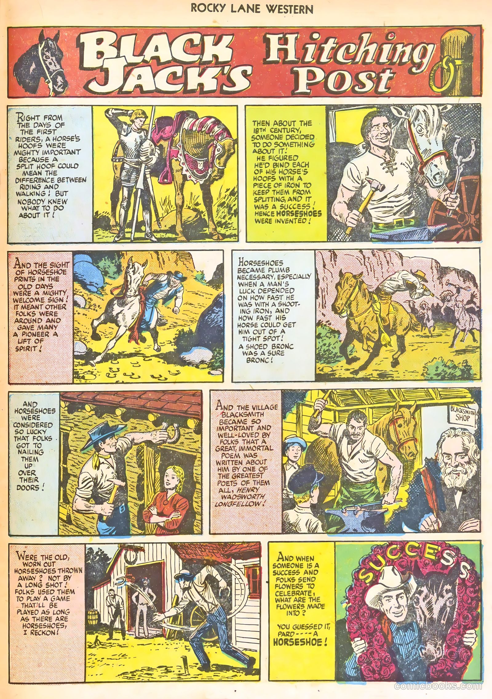 Rocky Lane Western #24 (1951) — page 35 of 52