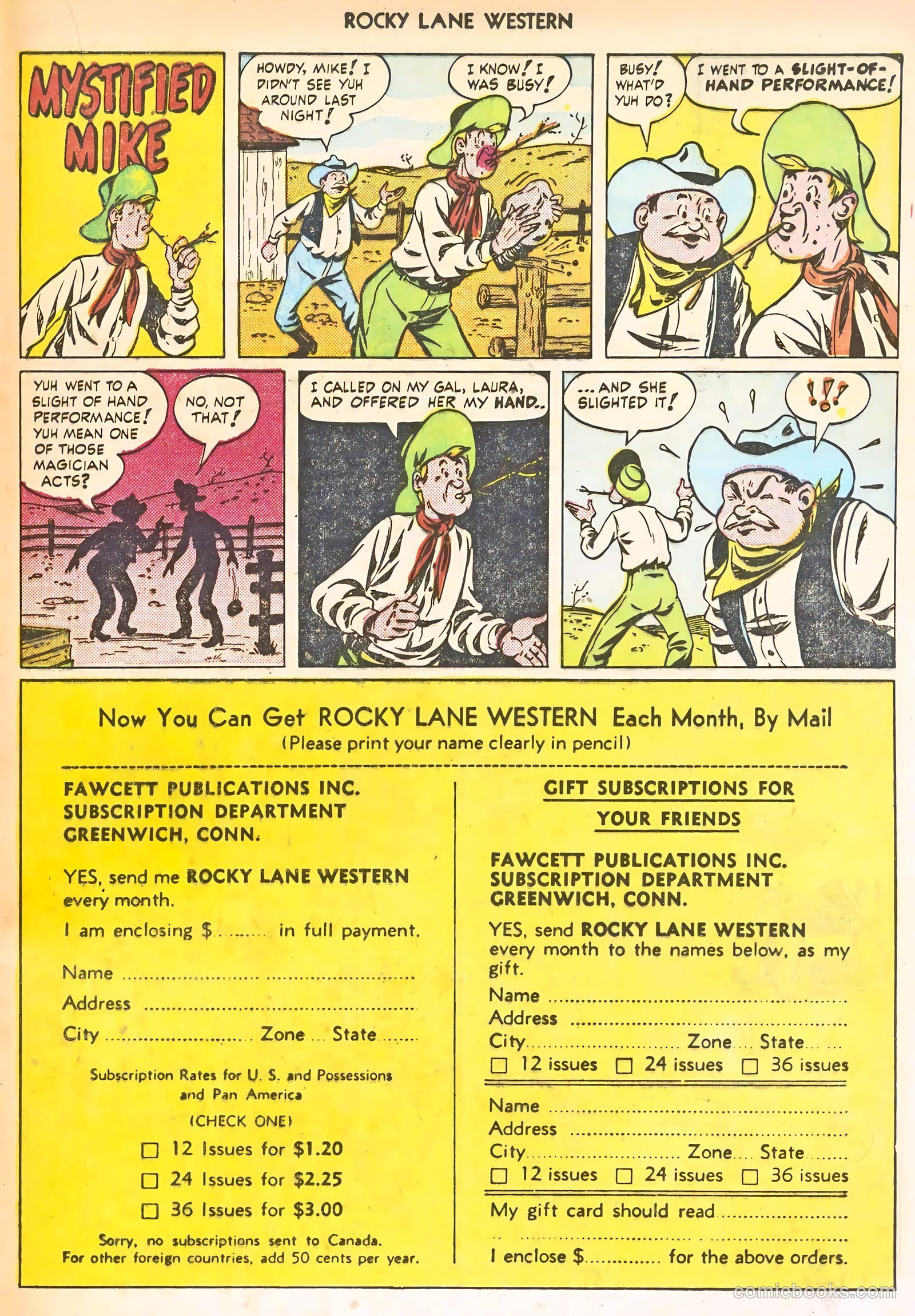 Rocky Lane Western #24 (1951) — page 37 of 52