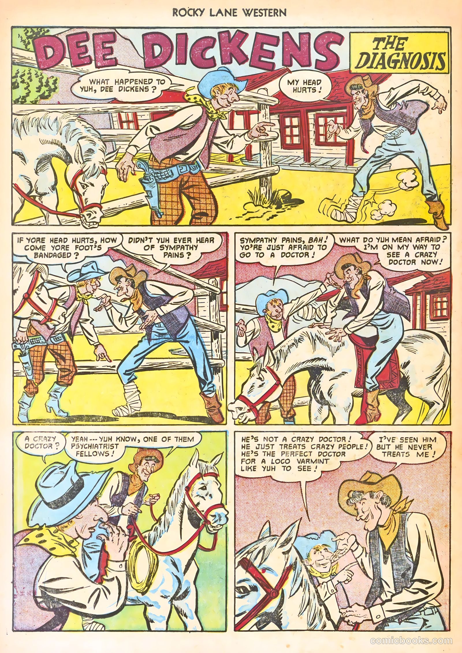 Rocky Lane Western #24 (1951) — page 38 of 52