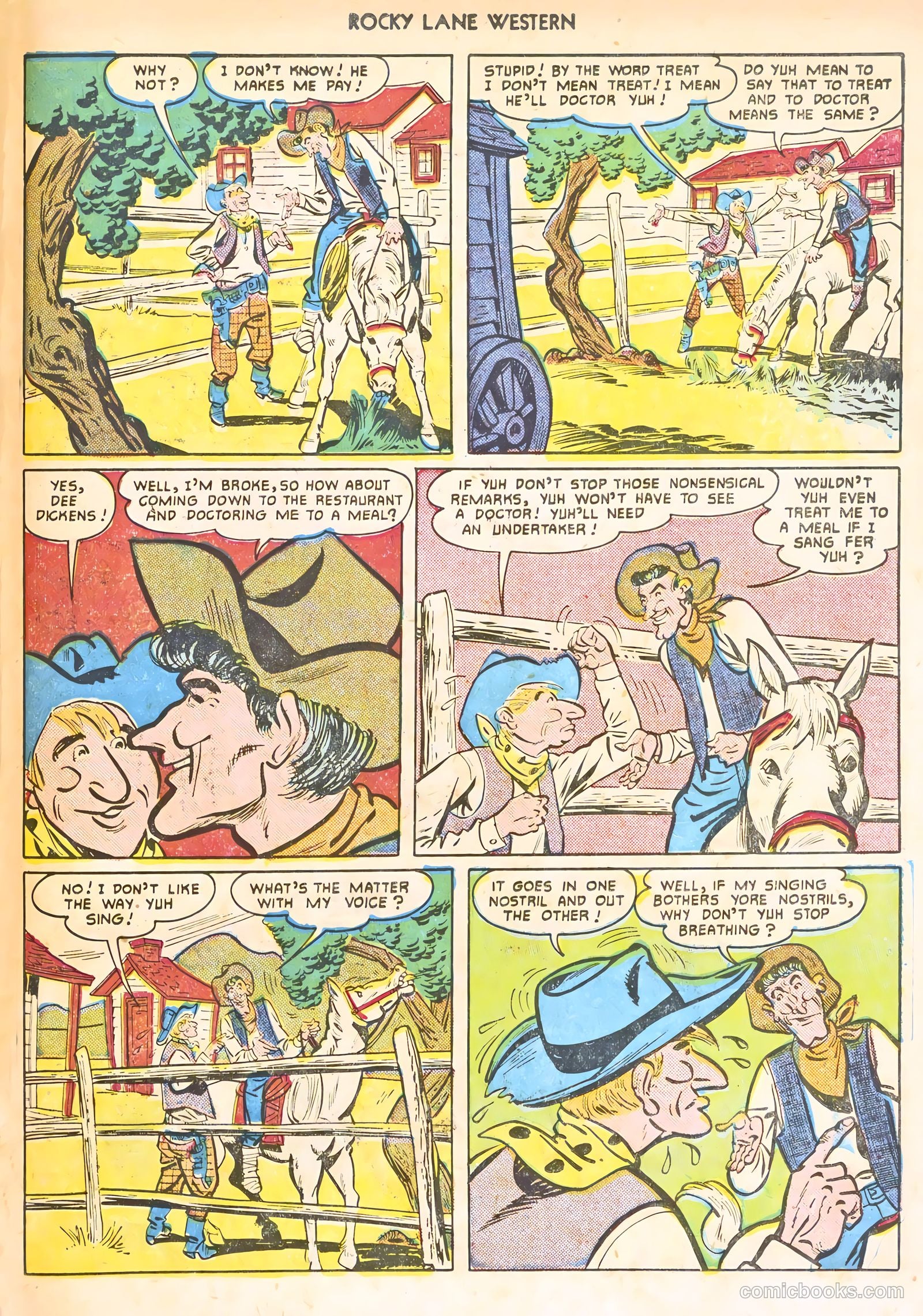 Rocky Lane Western #24 (1951) — page 39 of 52