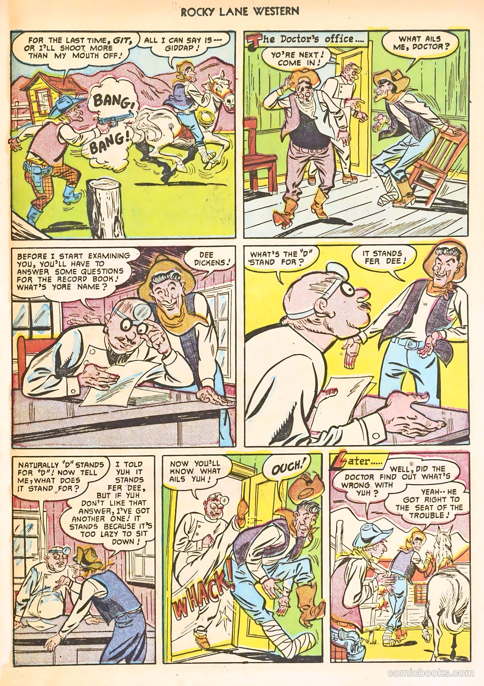 Rocky Lane Western #24 (1951) — page 41 of 52