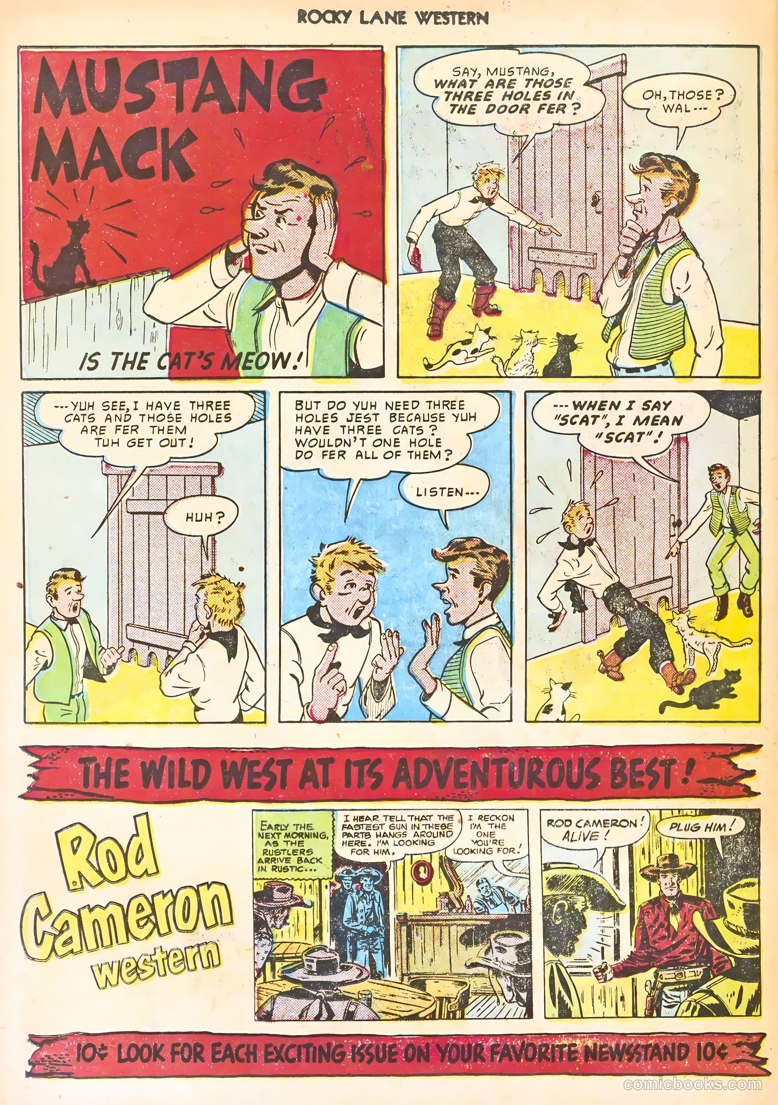 Rocky Lane Western #24 (1951) — page 42 of 52