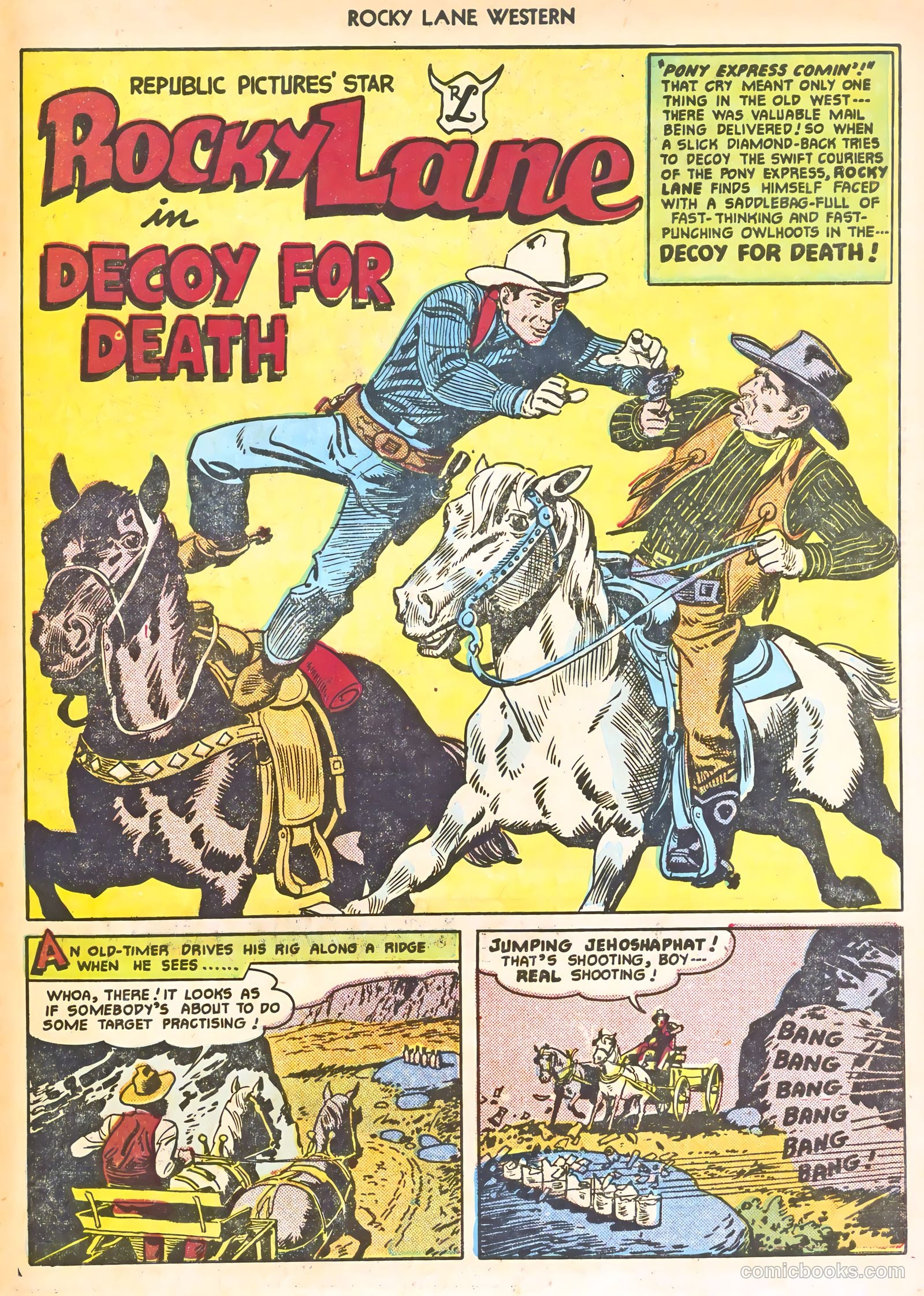 Rocky Lane Western #24 (1951) — page 43 of 52