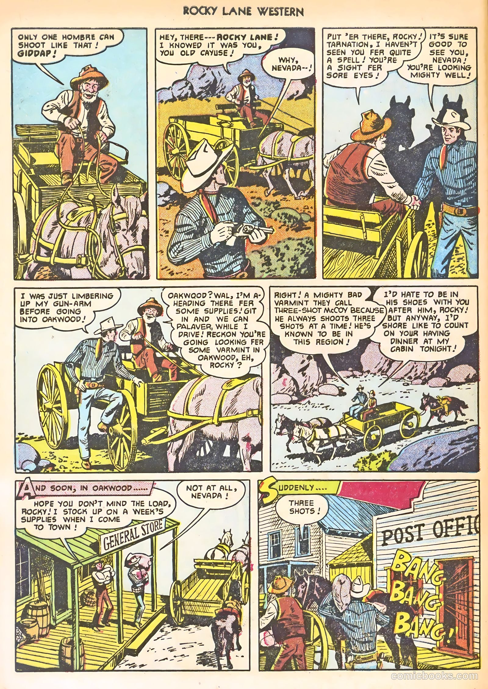 Rocky Lane Western #24 (1951) — page 44 of 52