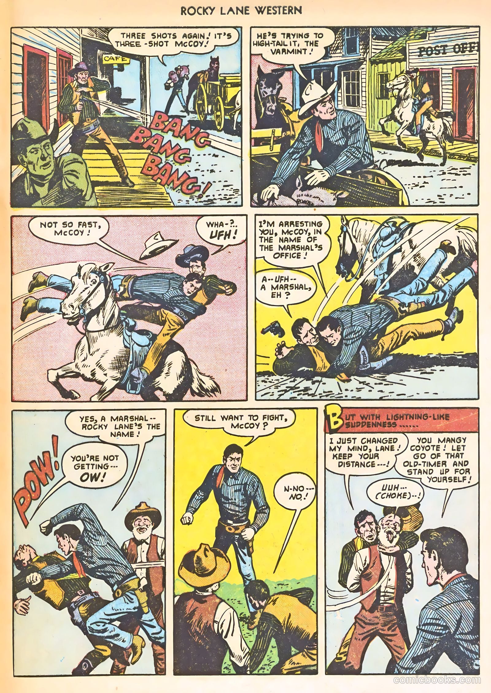 Rocky Lane Western #24 (1951) — page 45 of 52