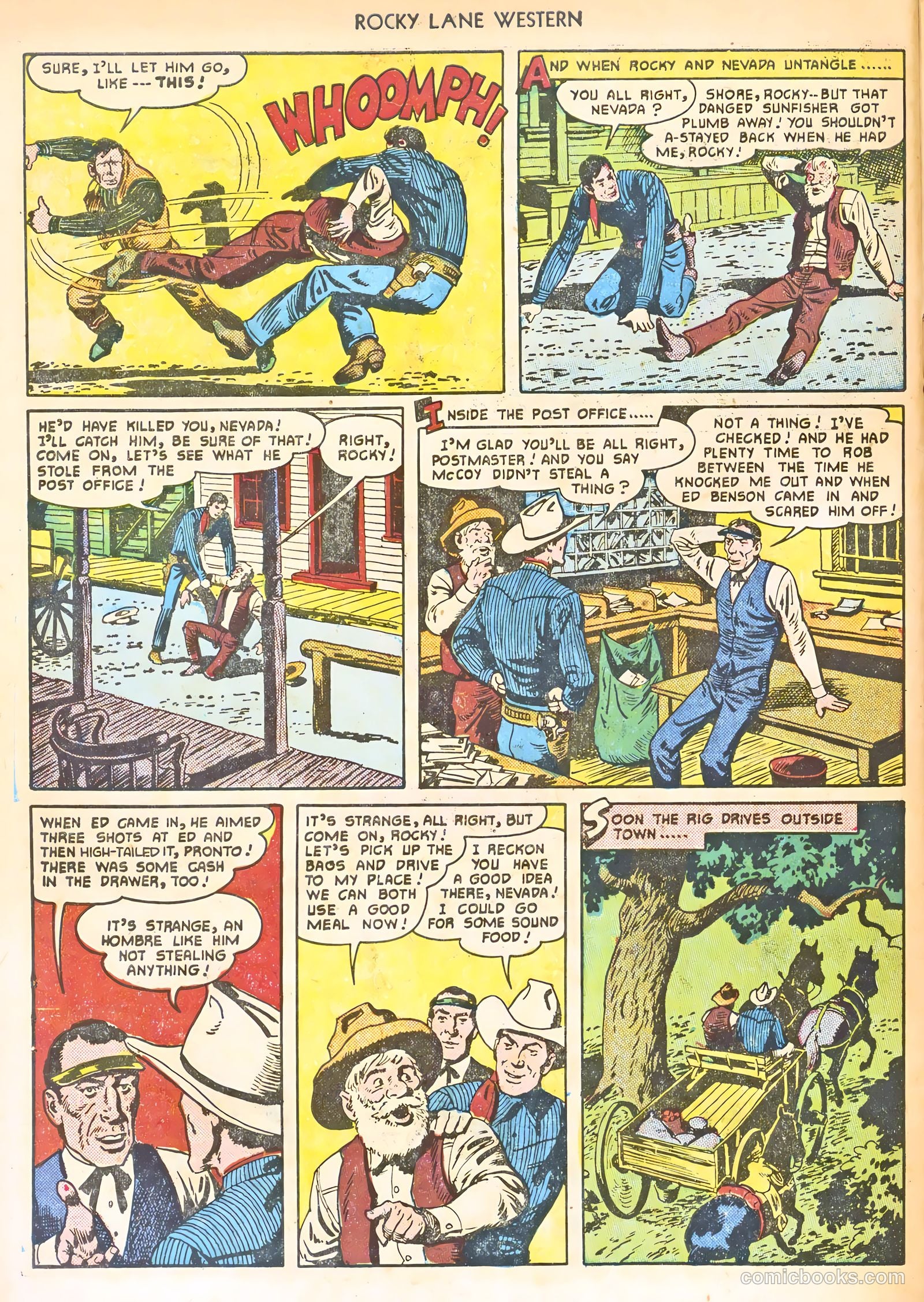 Rocky Lane Western #24 (1951) — page 46 of 52
