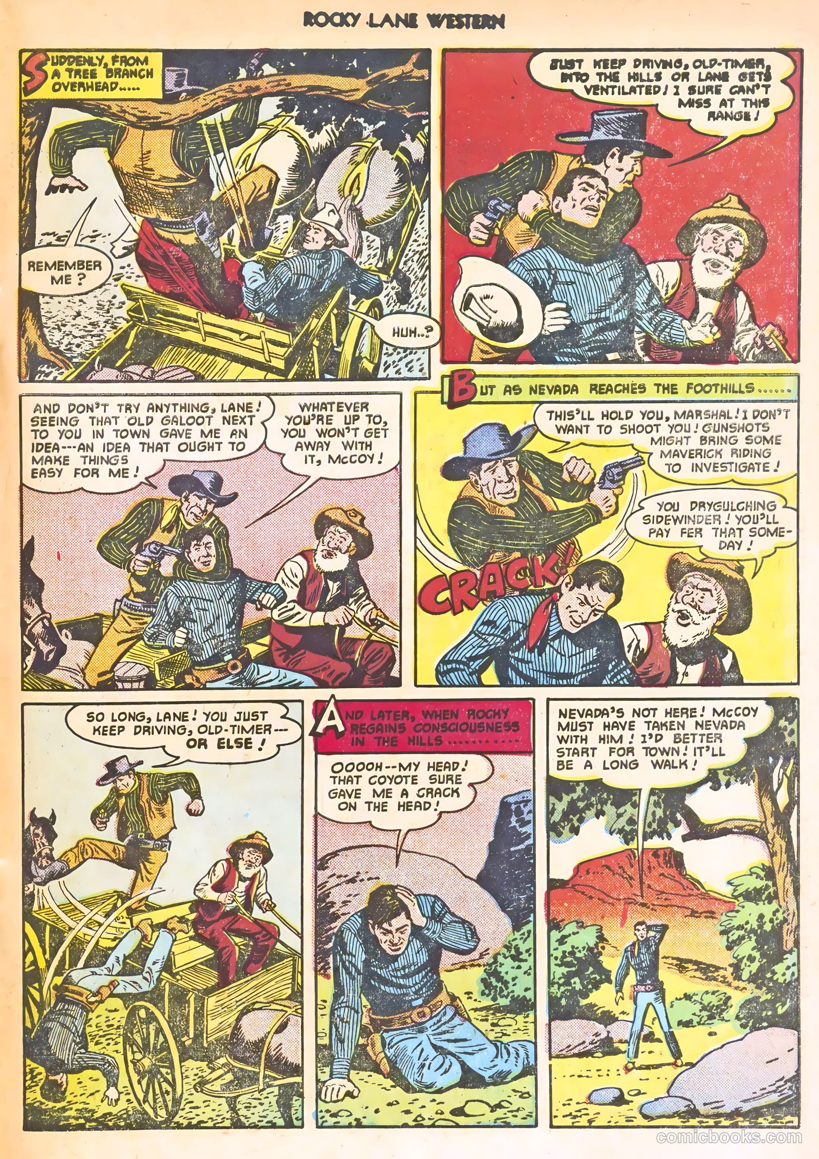 Rocky Lane Western #24 (1951) — page 47 of 52