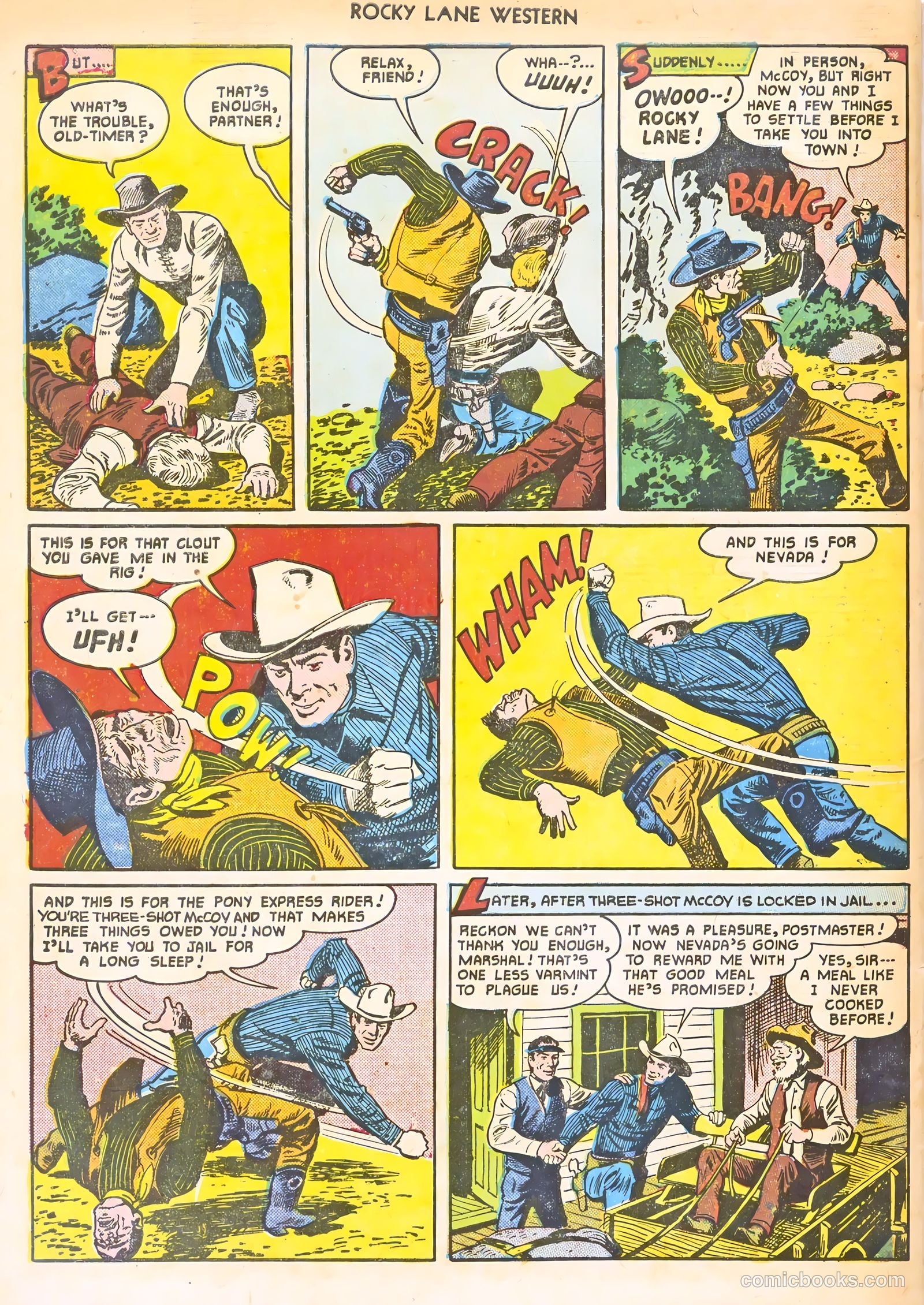 Rocky Lane Western #24 (1951) — page 50 of 52