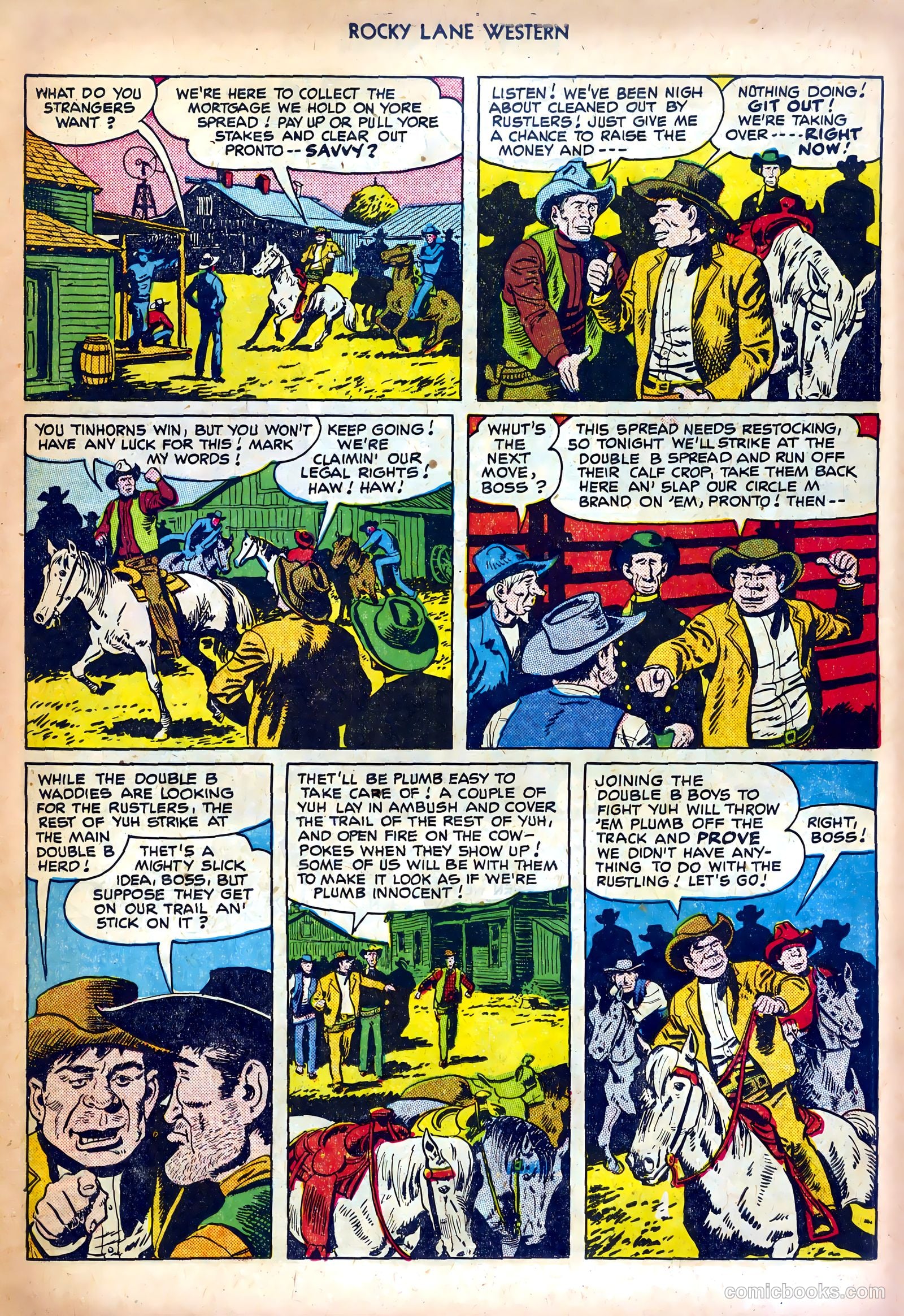 Rocky Lane Western #25 (1951) — page 11 of 36