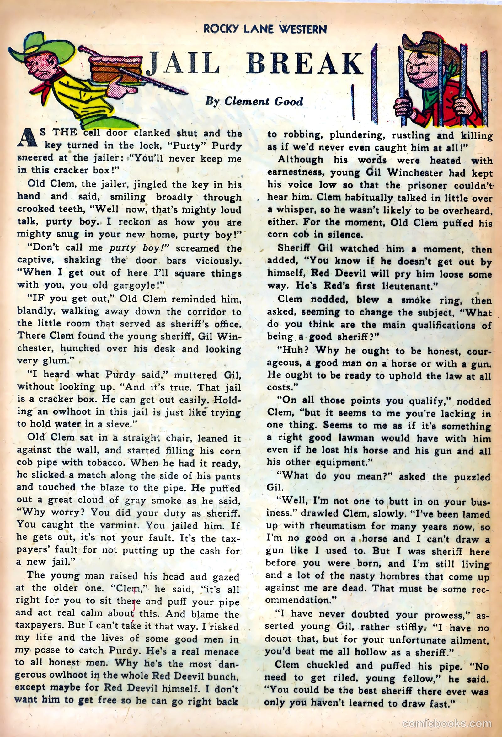 Rocky Lane Western #25 (1951) — page 24 of 36