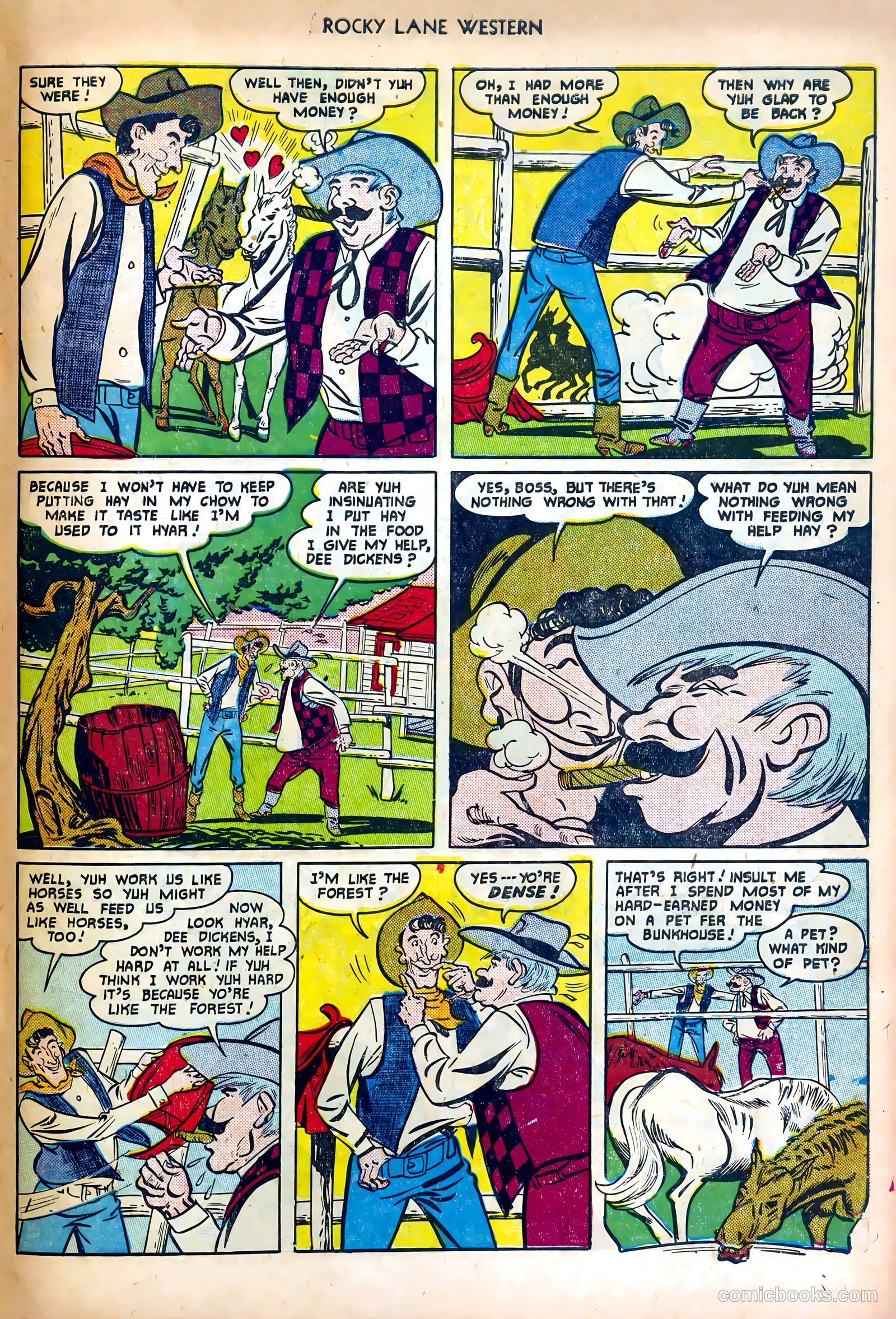 Rocky Lane Western #25 (1951) — page 27 of 36