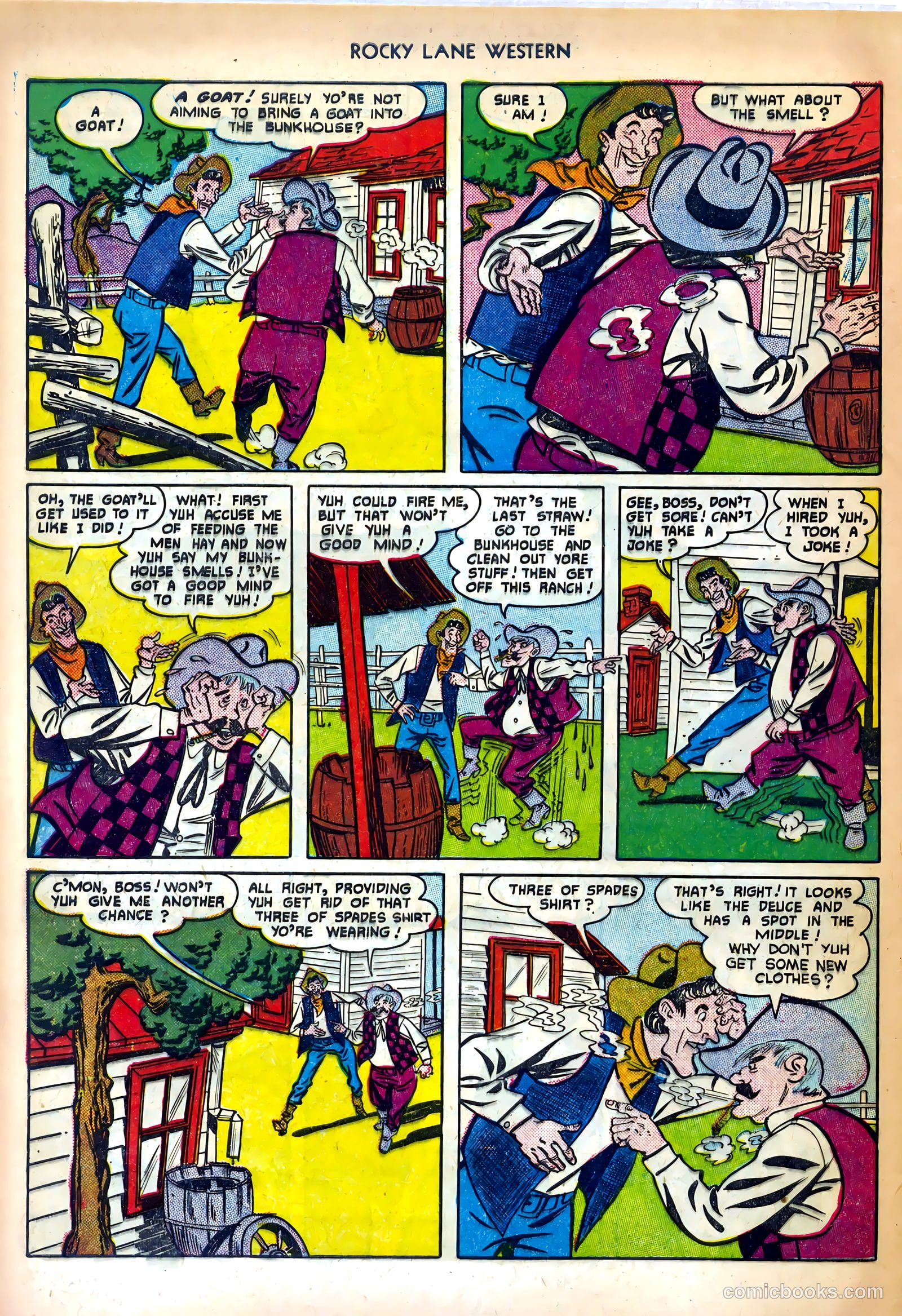 Rocky Lane Western #25 (1951) — page 28 of 36