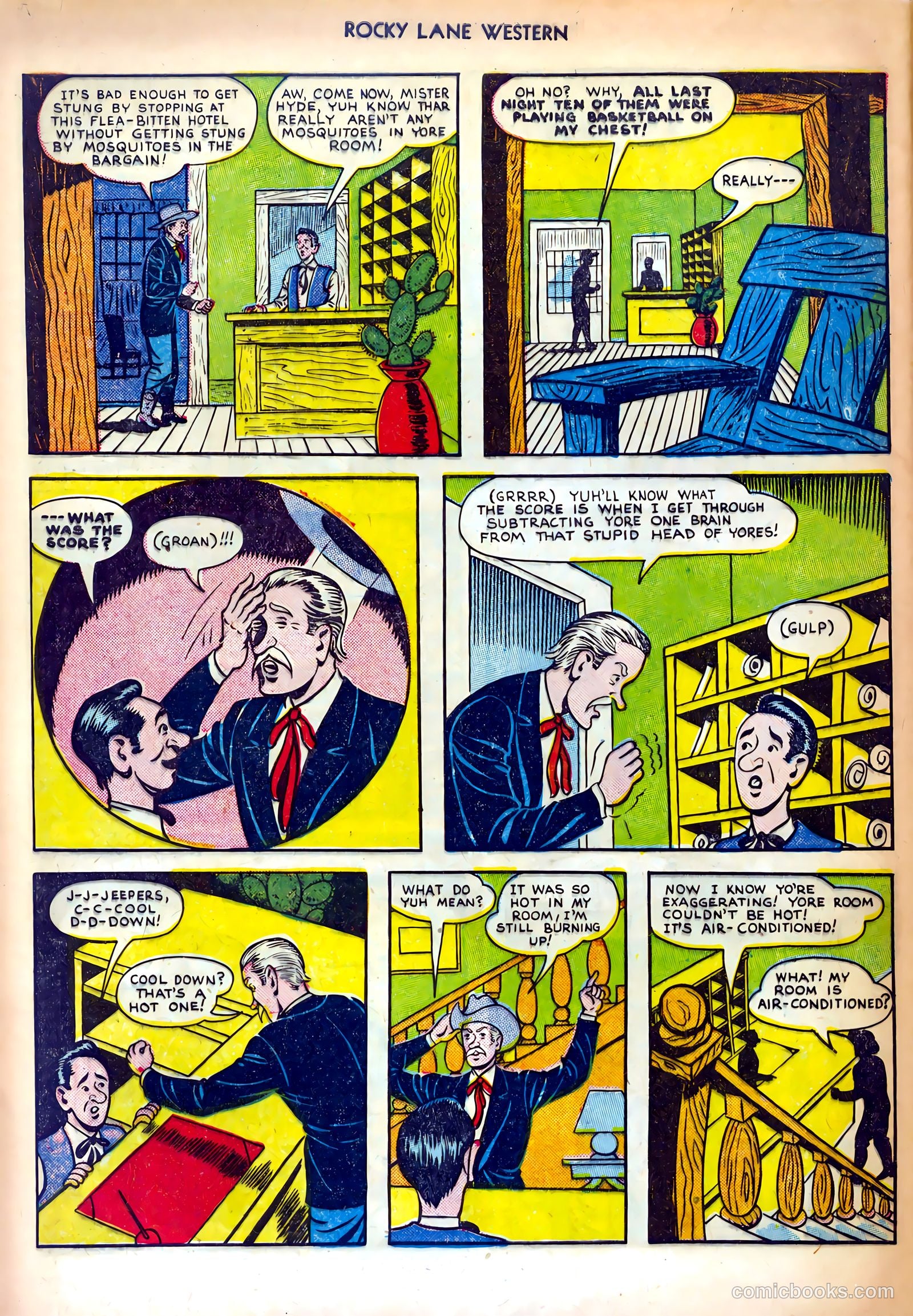 Rocky Lane Western #25 (1951) — page 32 of 36