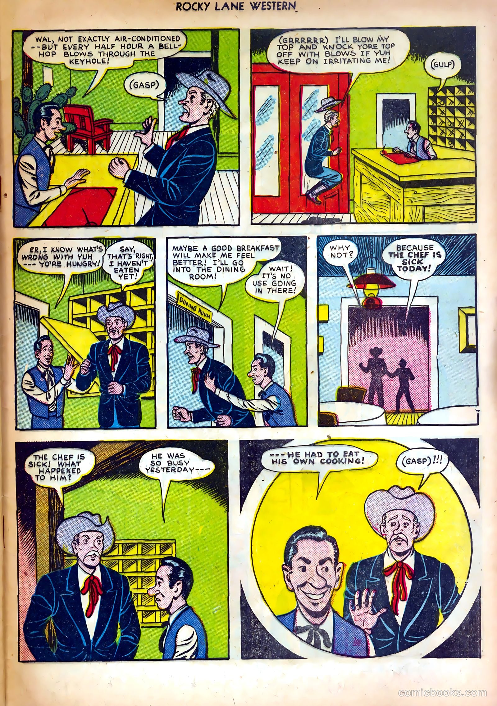 Rocky Lane Western #25 (1951) — page 33 of 36