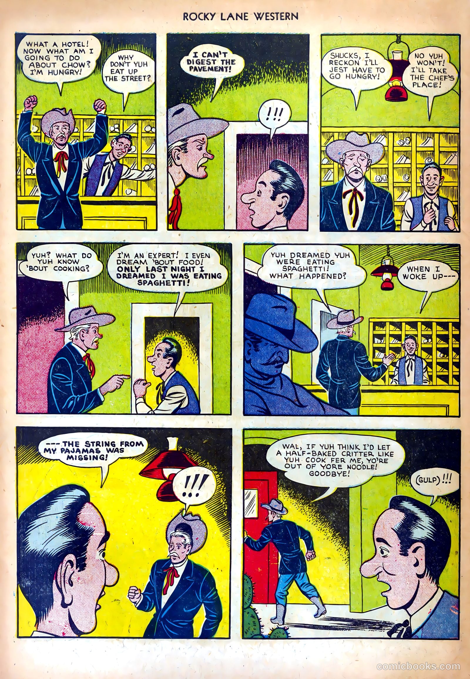 Rocky Lane Western #25 (1951) — page 34 of 36