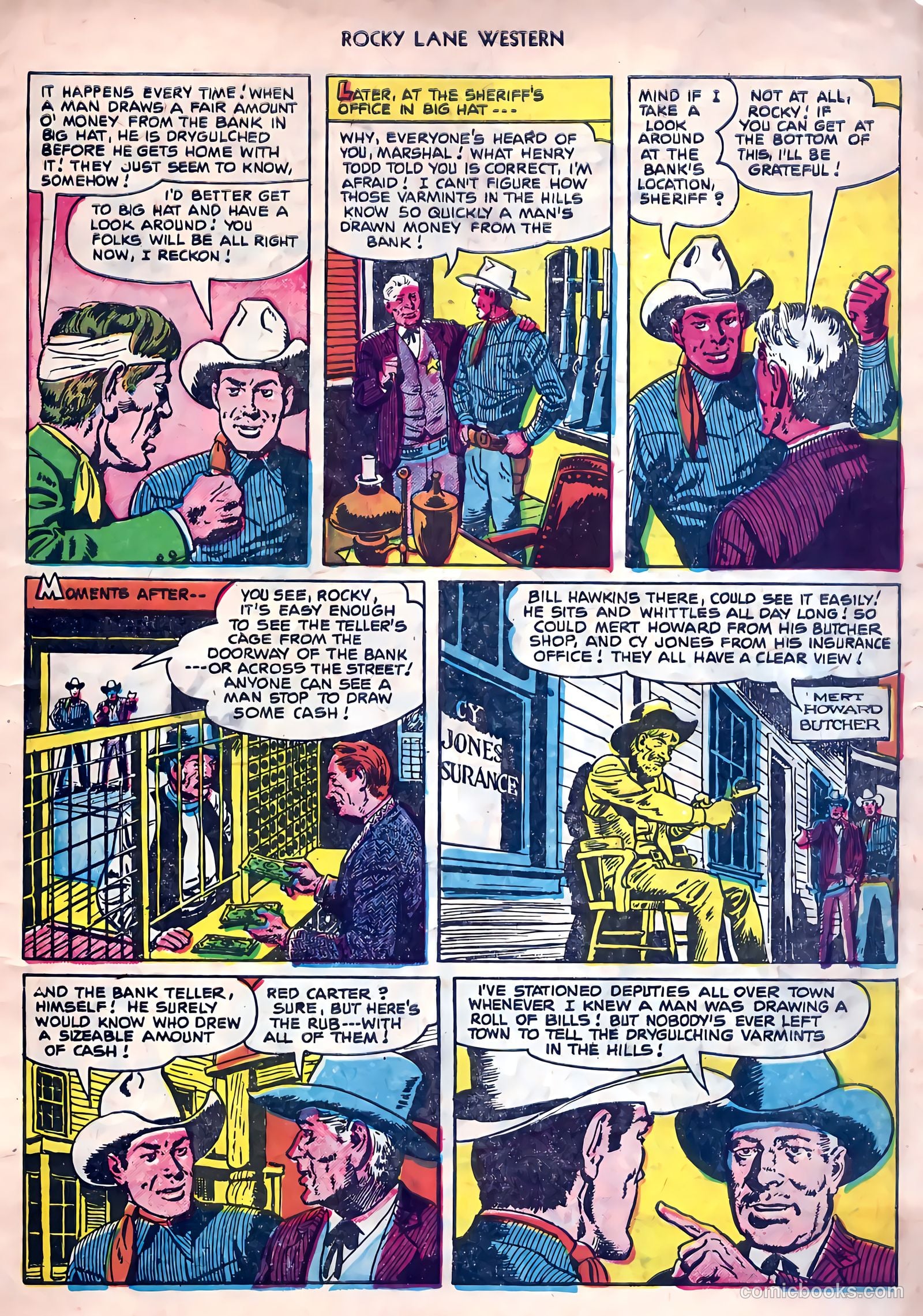 Rocky Lane Western #26 (1951) — page 9 of 38