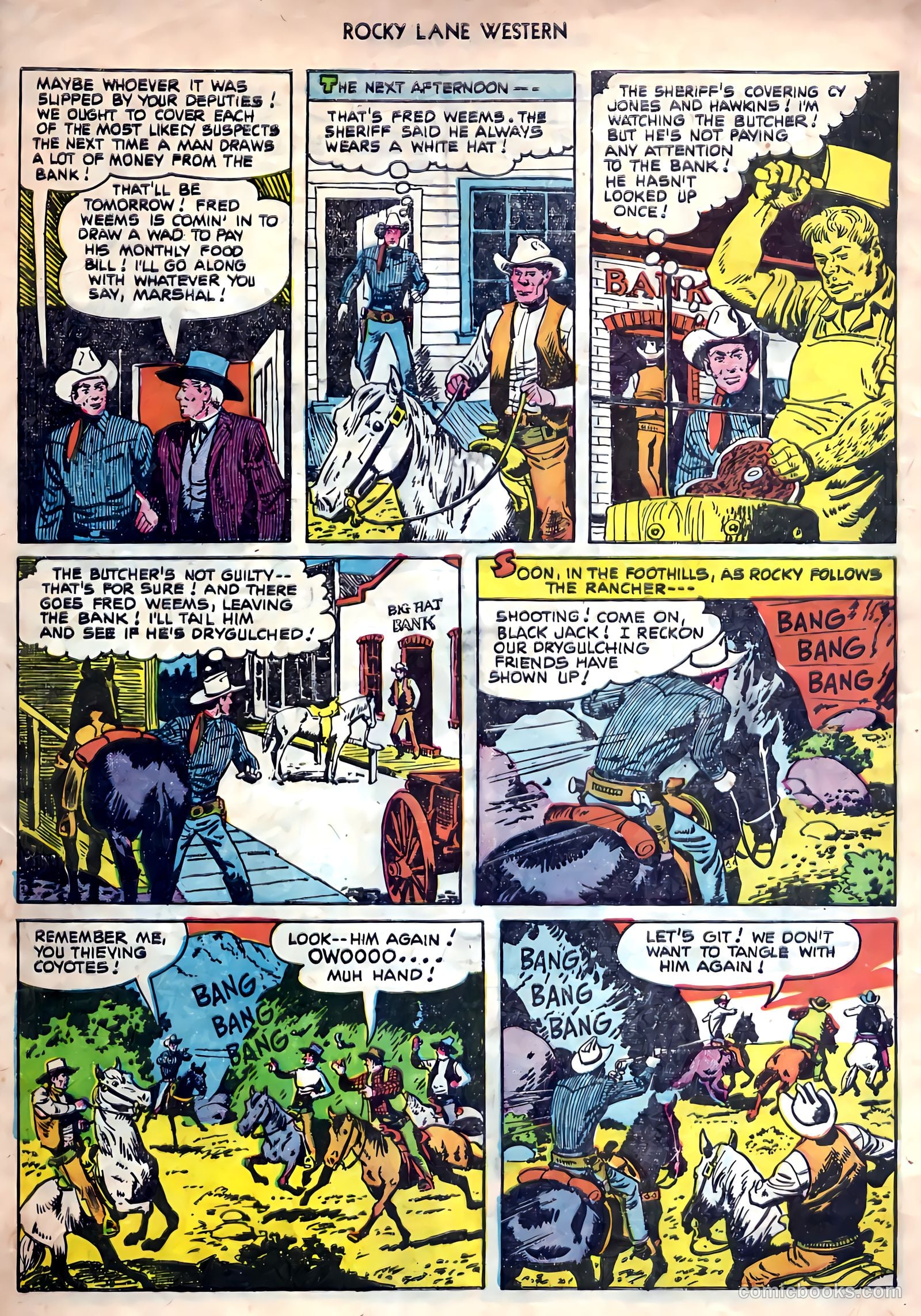 Rocky Lane Western #26 (1951) — page 10 of 38