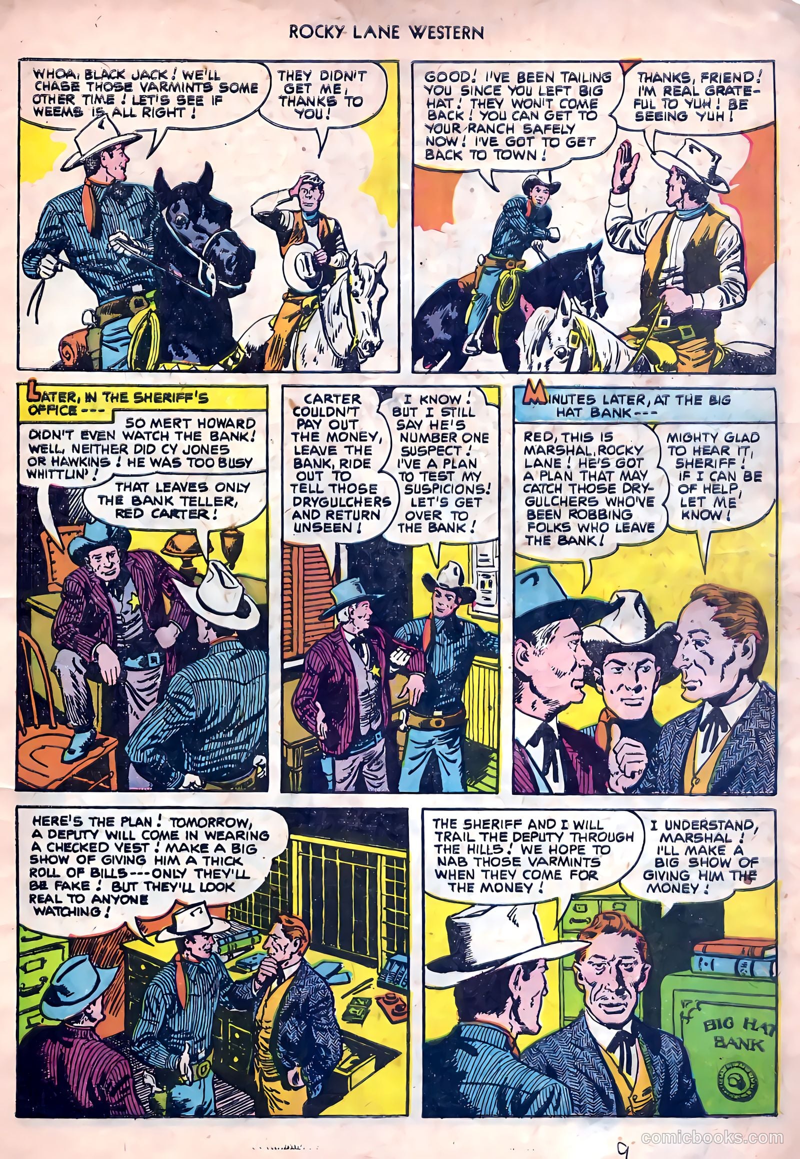 Rocky Lane Western #26 (1951) — page 11 of 38