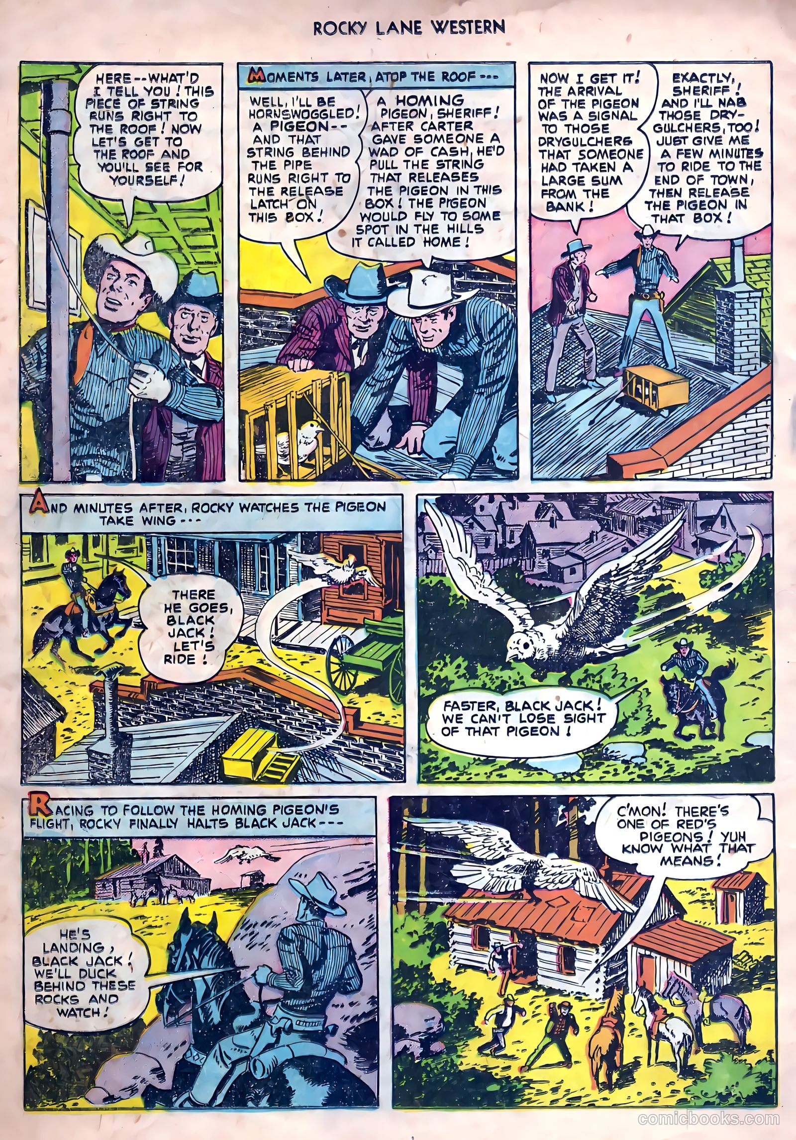 Rocky Lane Western #26 (1951) — page 14 of 38