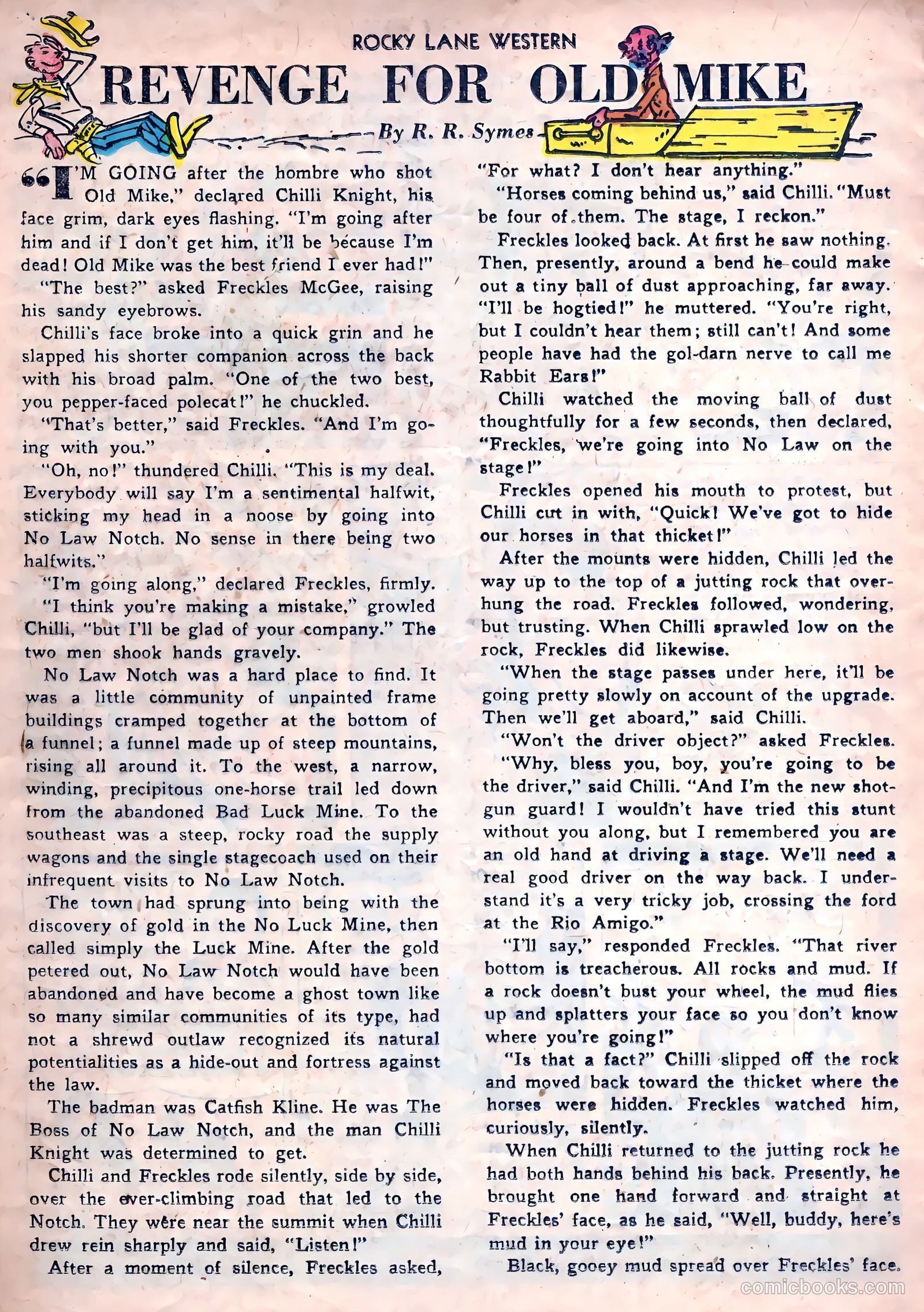 Rocky Lane Western #26 (1951) — page 18 of 38