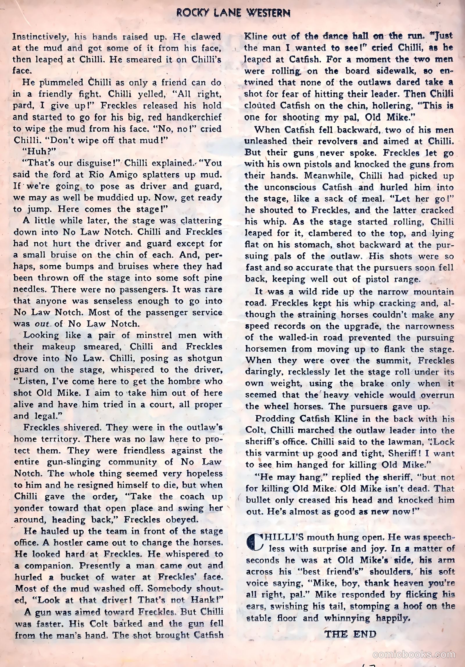 Rocky Lane Western #26 (1951) — page 19 of 38