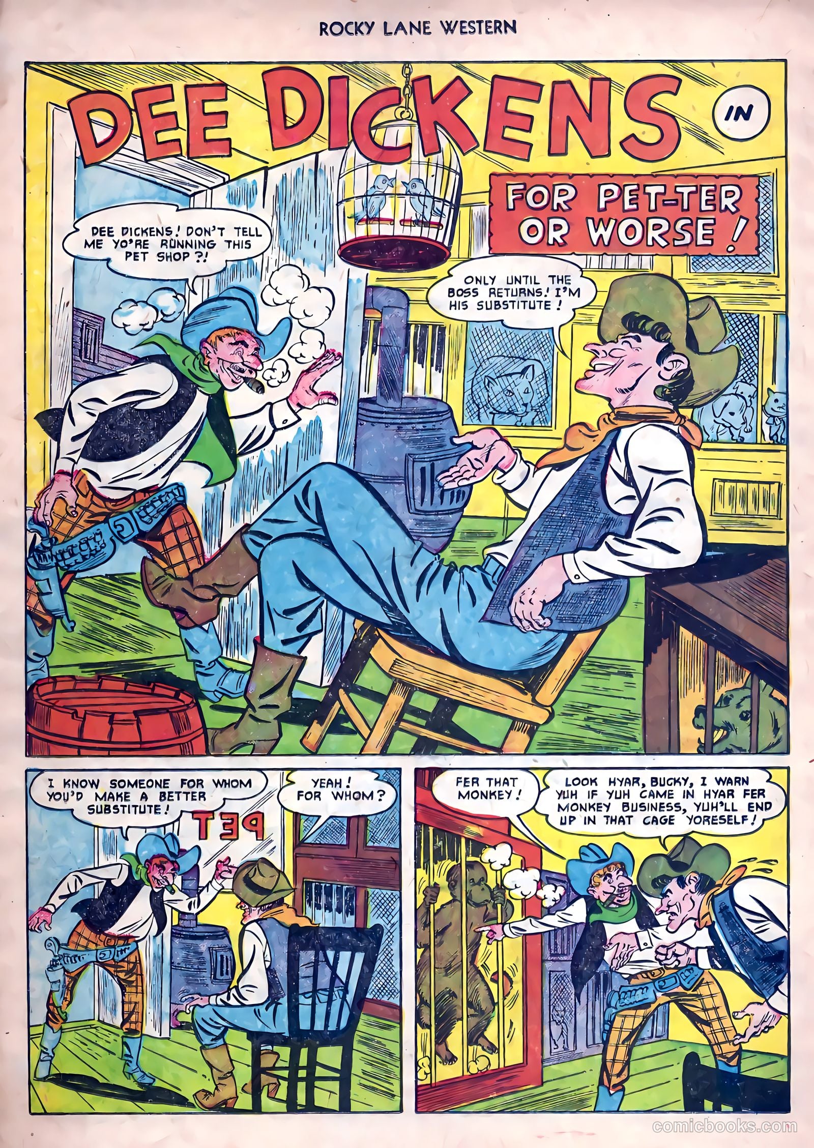 Rocky Lane Western #26 (1951) — page 20 of 38