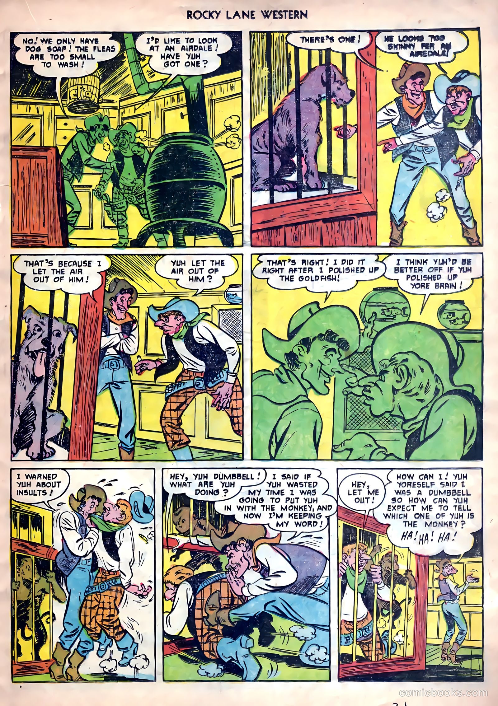 Rocky Lane Western #26 (1951) — page 23 of 38
