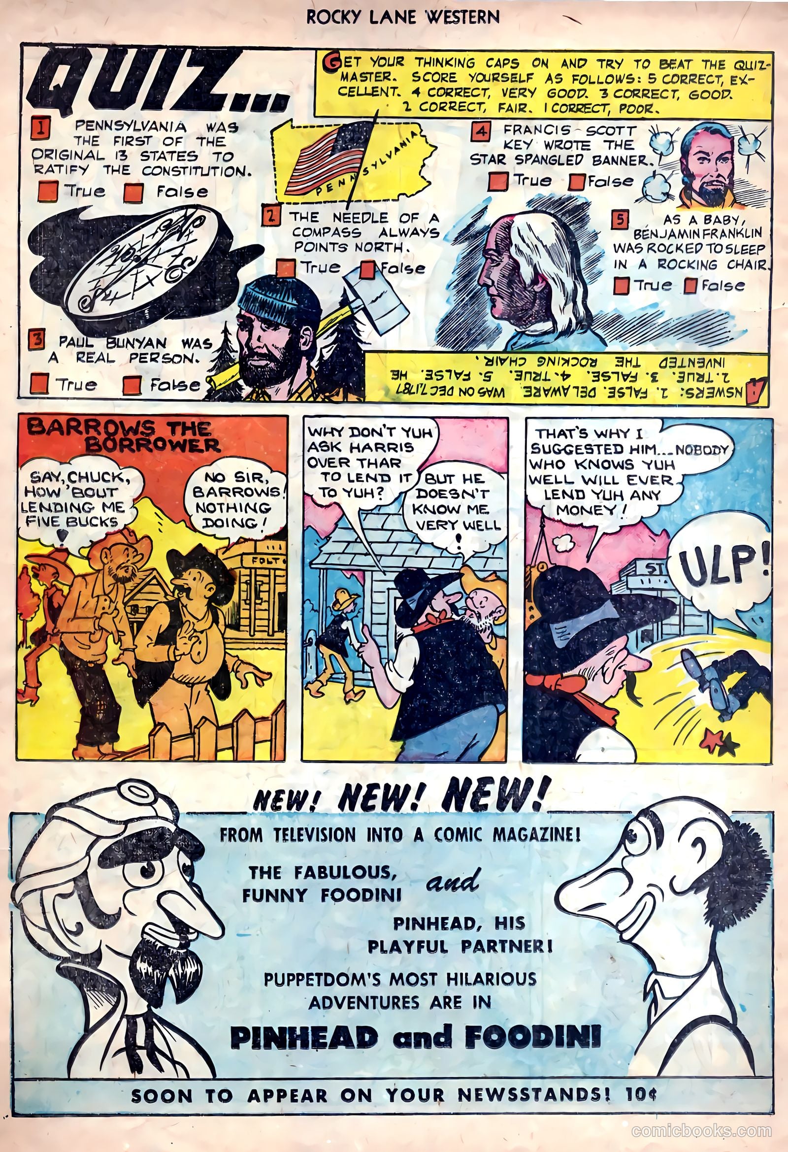 Rocky Lane Western #26 (1951) — page 24 of 38