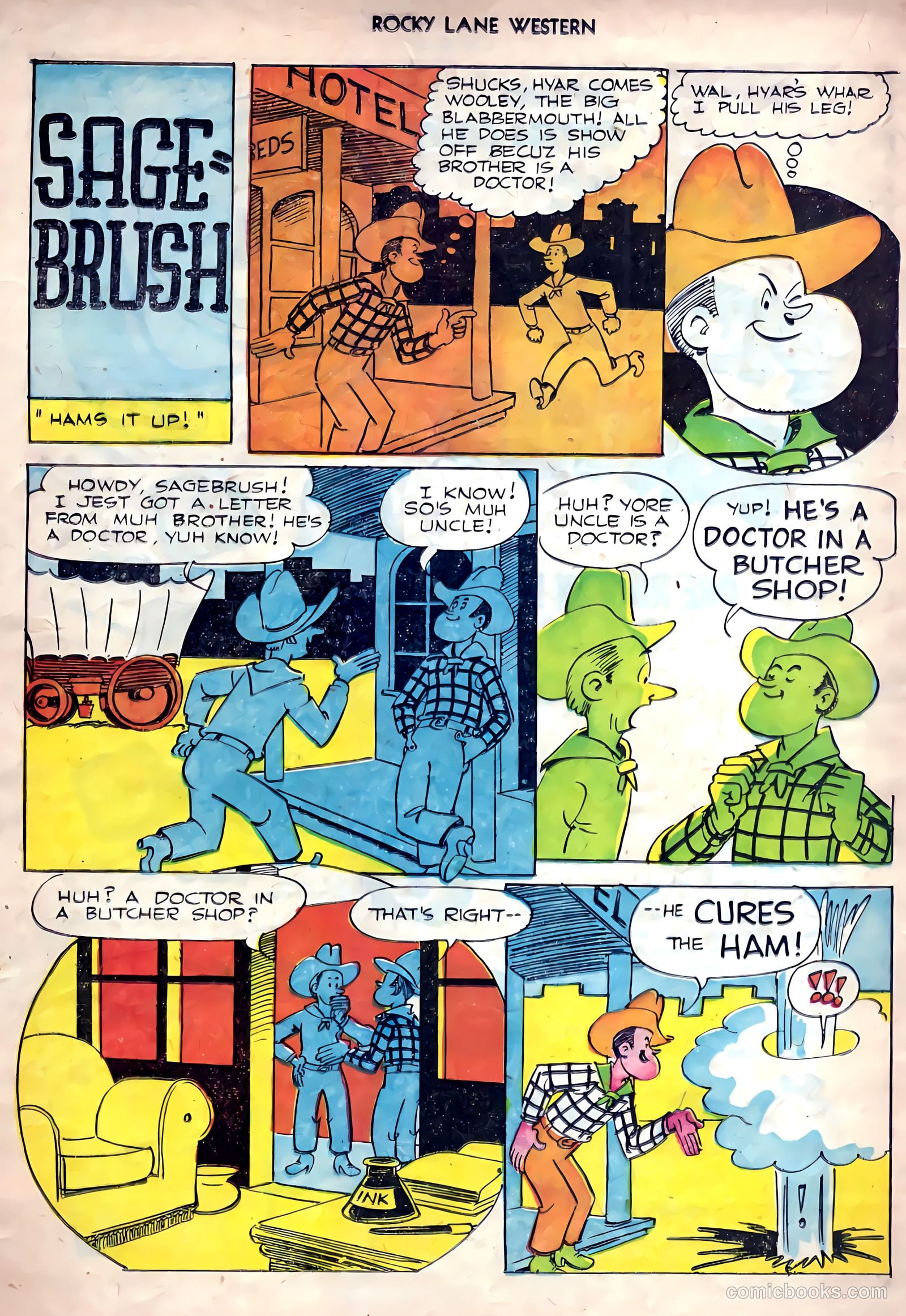 Rocky Lane Western #26 (1951) — page 26 of 38