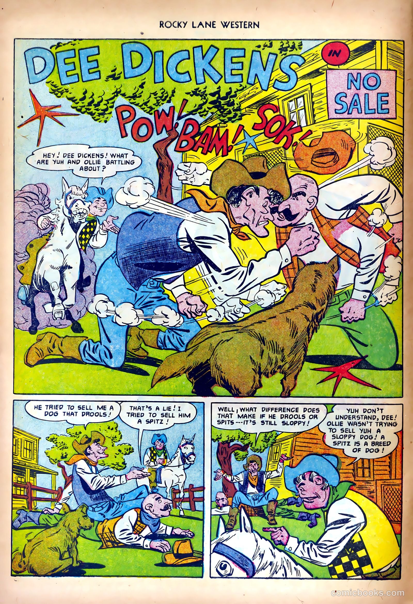 Rocky Lane Western #27 (1951) — page 10 of 36