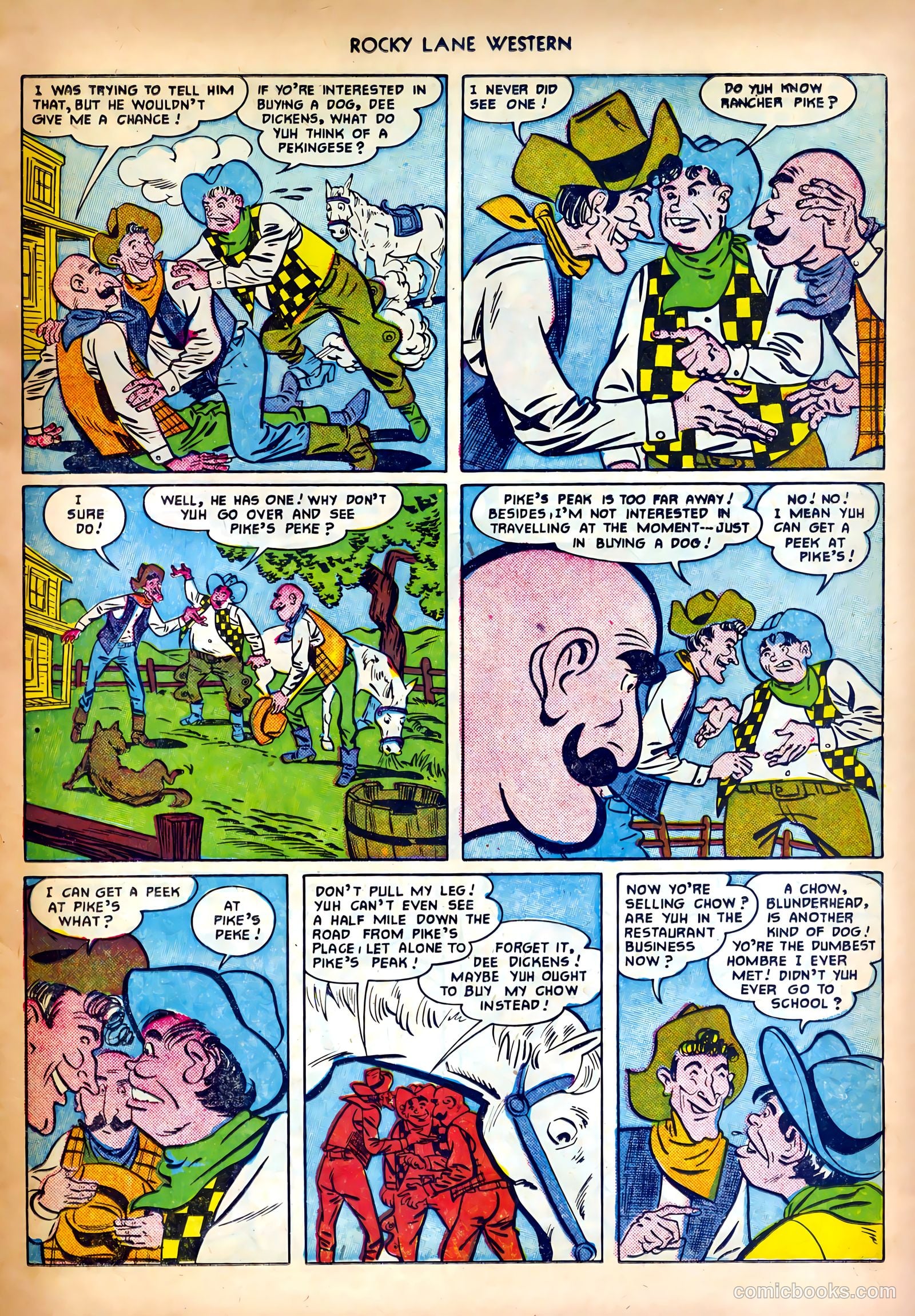 Rocky Lane Western #27 (1951) — page 11 of 36