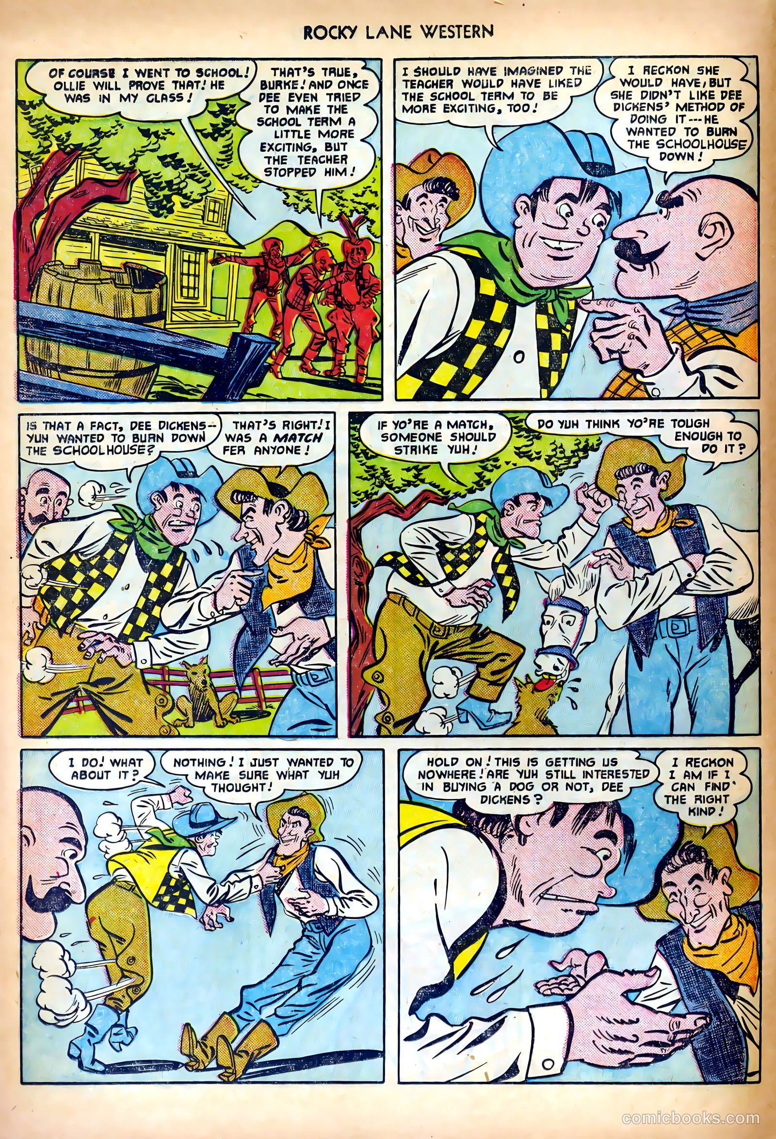 Rocky Lane Western #27 (1951) — page 12 of 36