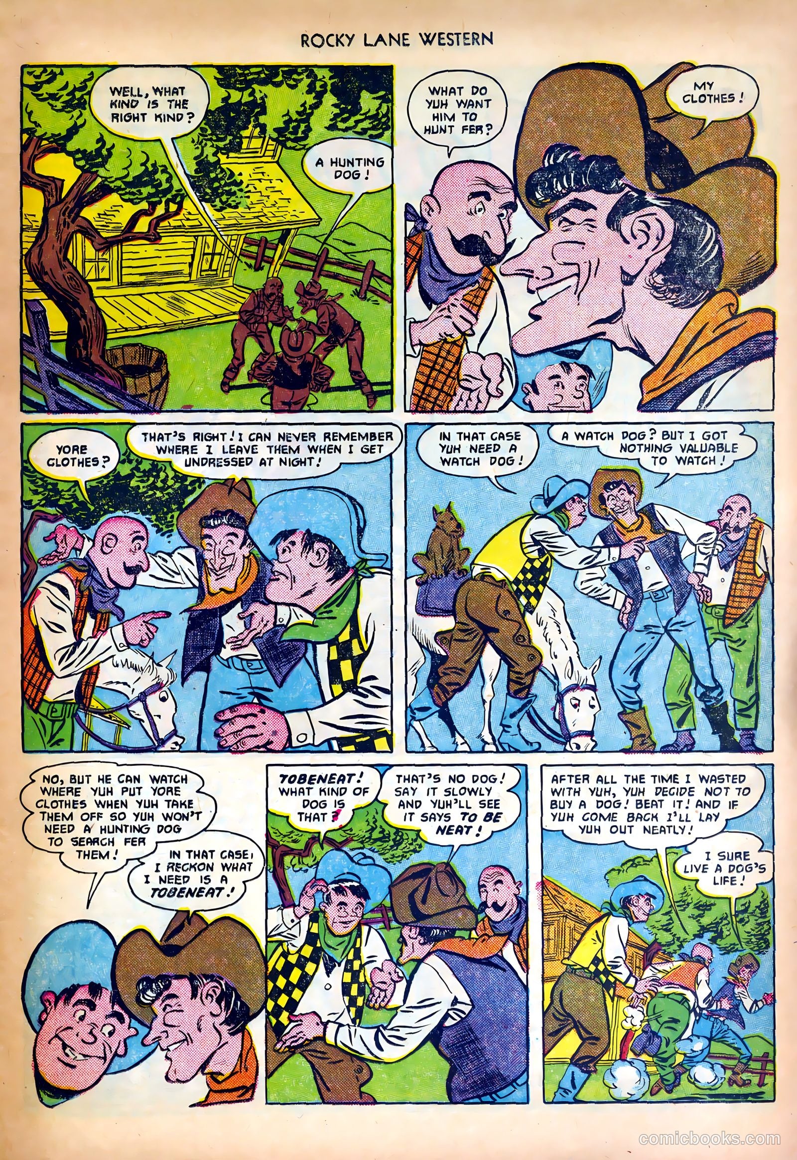 Rocky Lane Western #27 (1951) — page 13 of 36