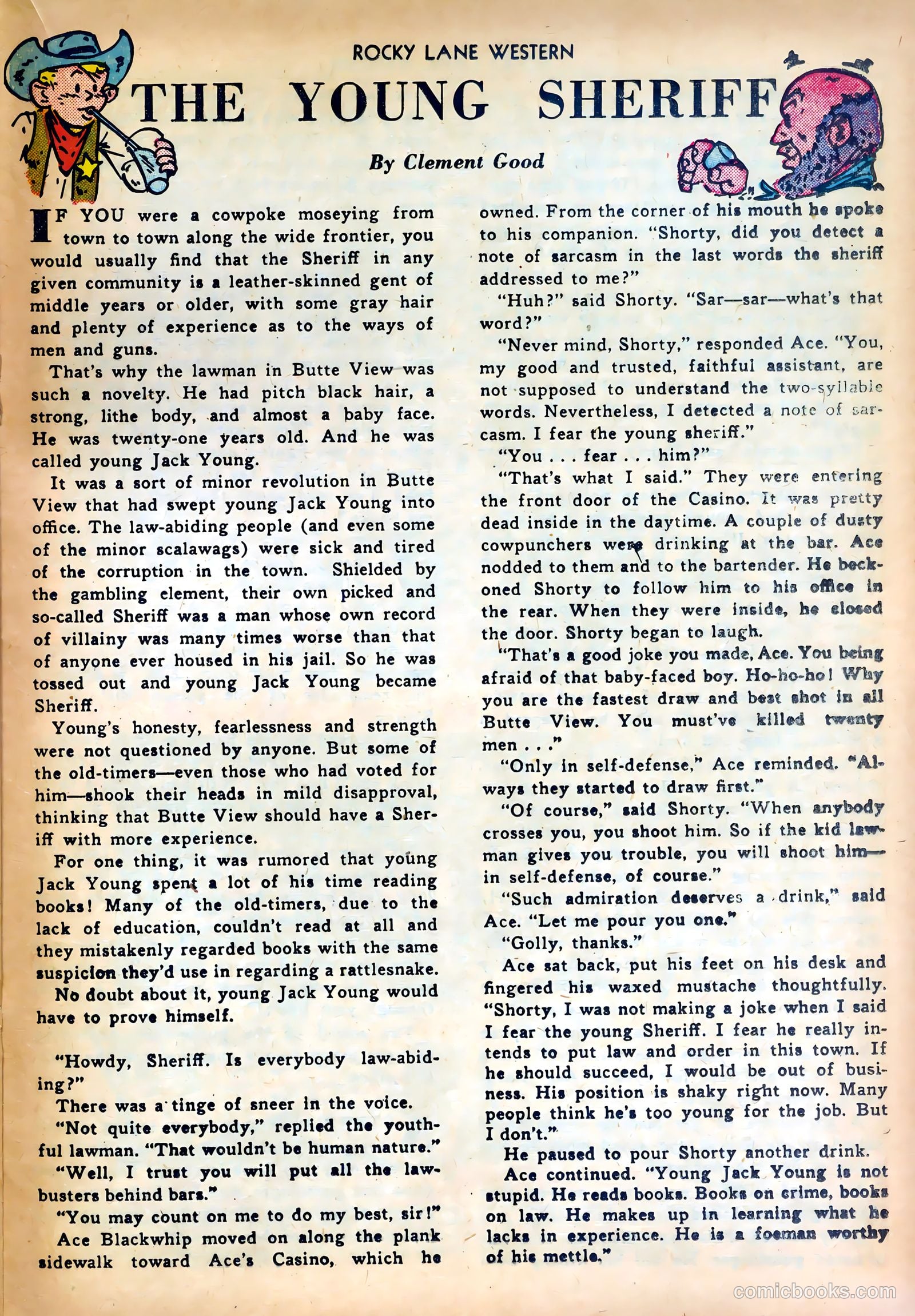 Rocky Lane Western #27 (1951) — page 21 of 36