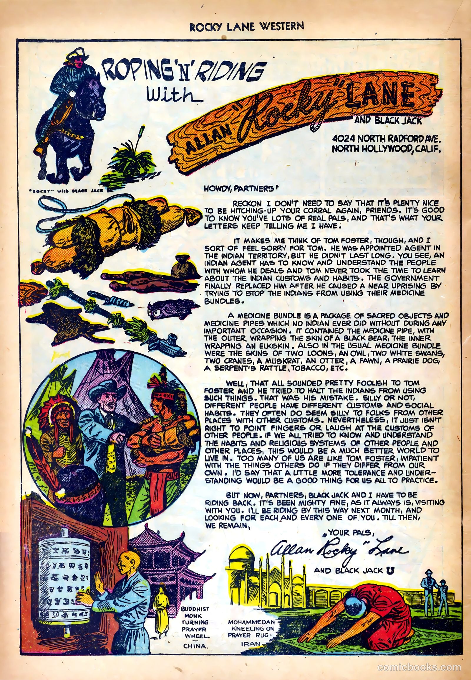 Rocky Lane Western #27 (1951) — page 24 of 36